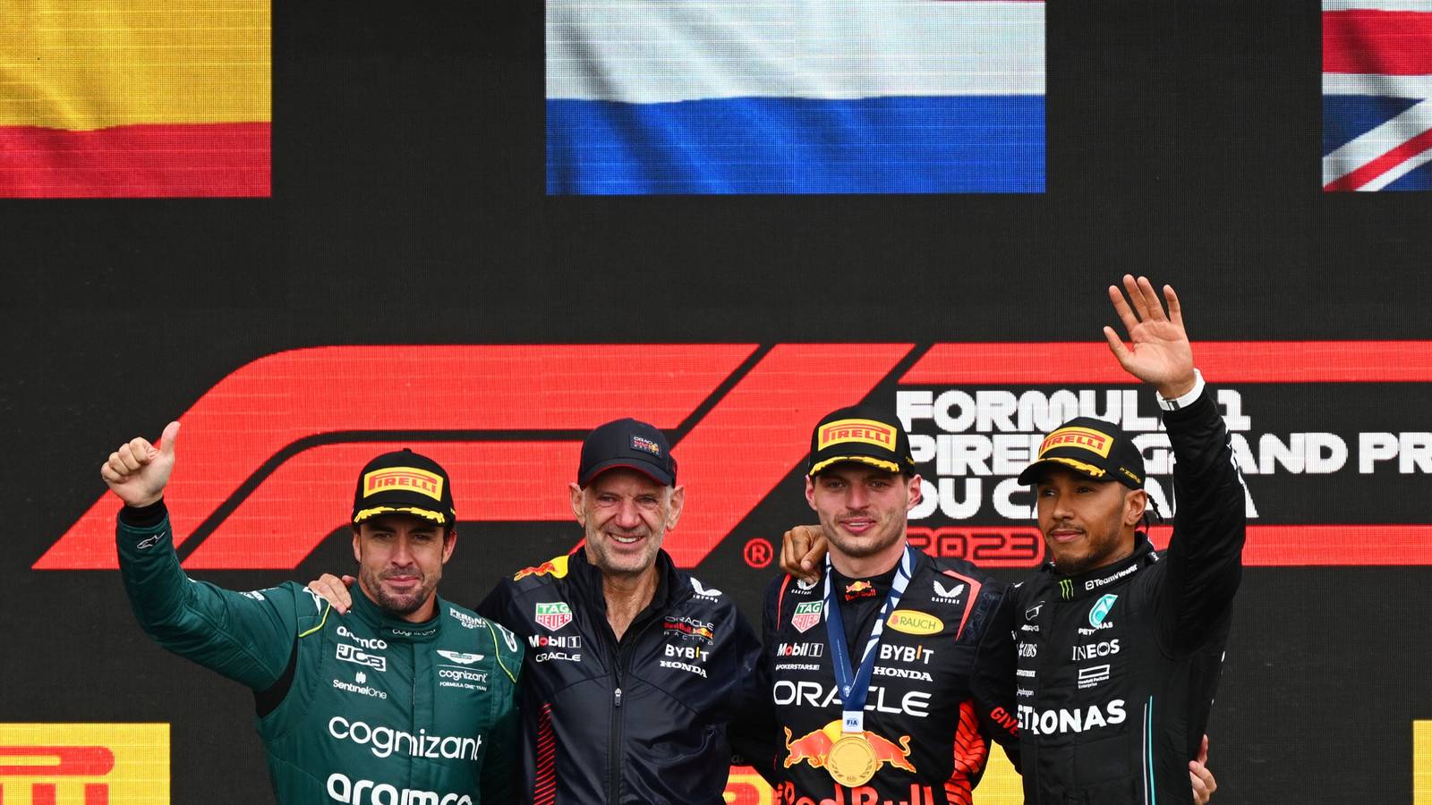 1600x900 Lewis Hamilton lauds 'iconic' F1 podium alongside Max Verstappen and Fernando Alonso in Canada