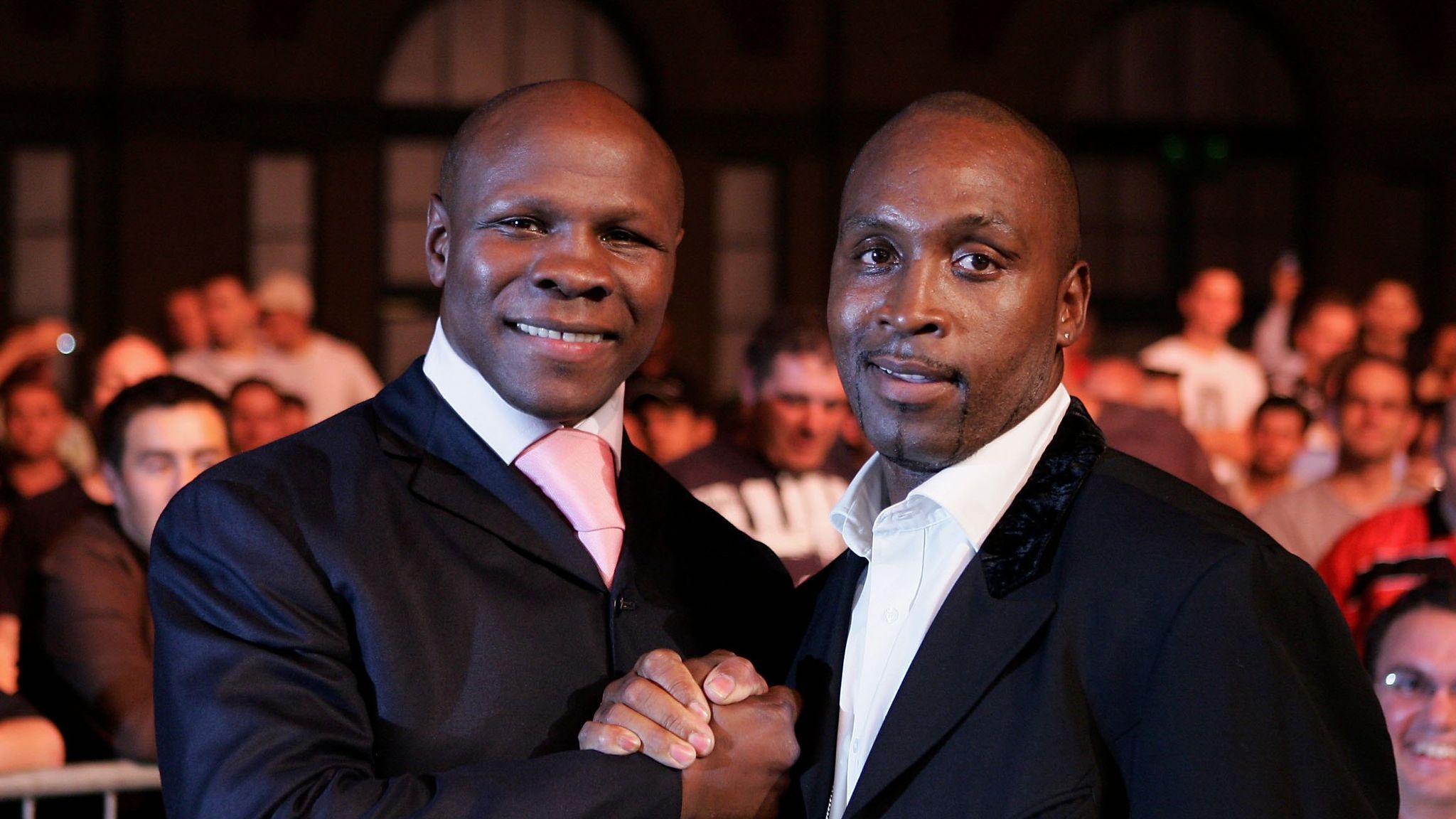 2048x1152 Chris Eubank Sr and Nigel Benn can still bust some moves