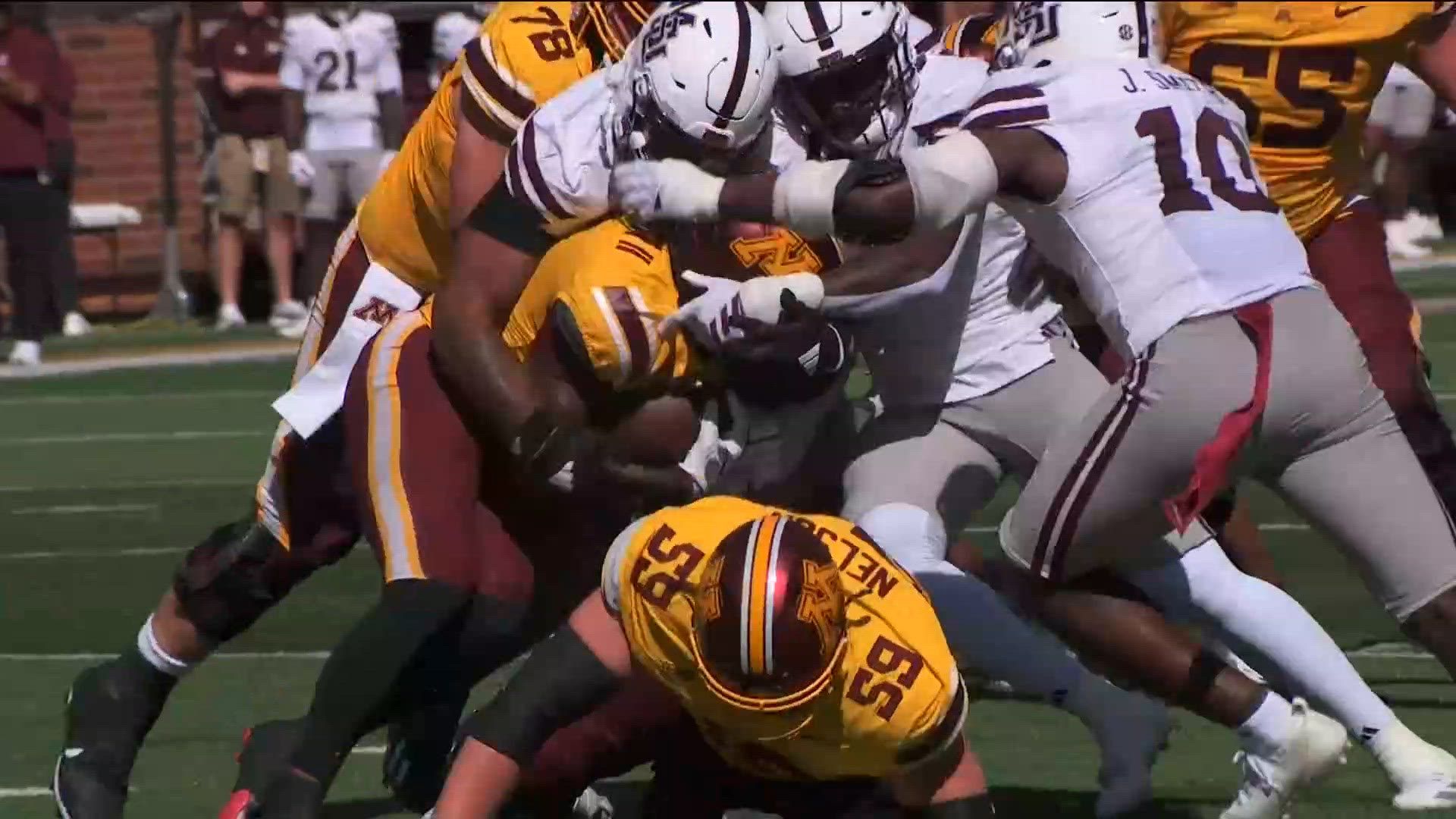 1920x1080 Mississippi State Races Past Minnesota 38 13 With Another Clinic By Rising Star QB Kamario Taylor