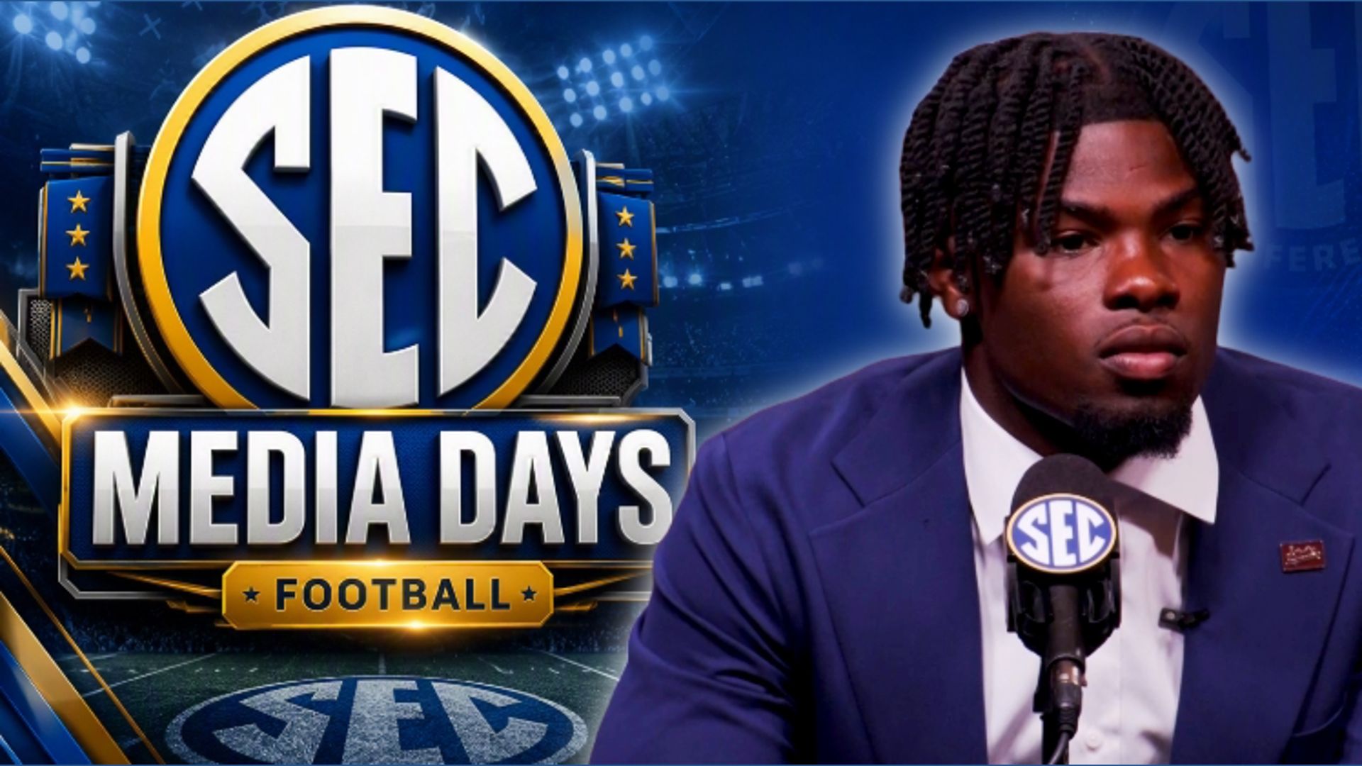 1920x1080 Mississippi State QB Kamario Taylor Q&A. SEC Media Days 2026