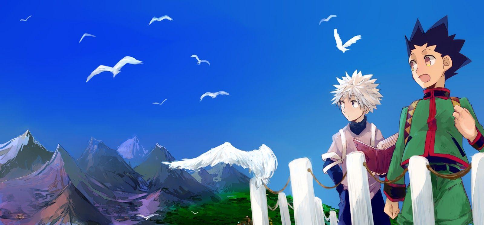 1600x745 Gon Killua Hunter X Hunter 1763 HD Wallpaper