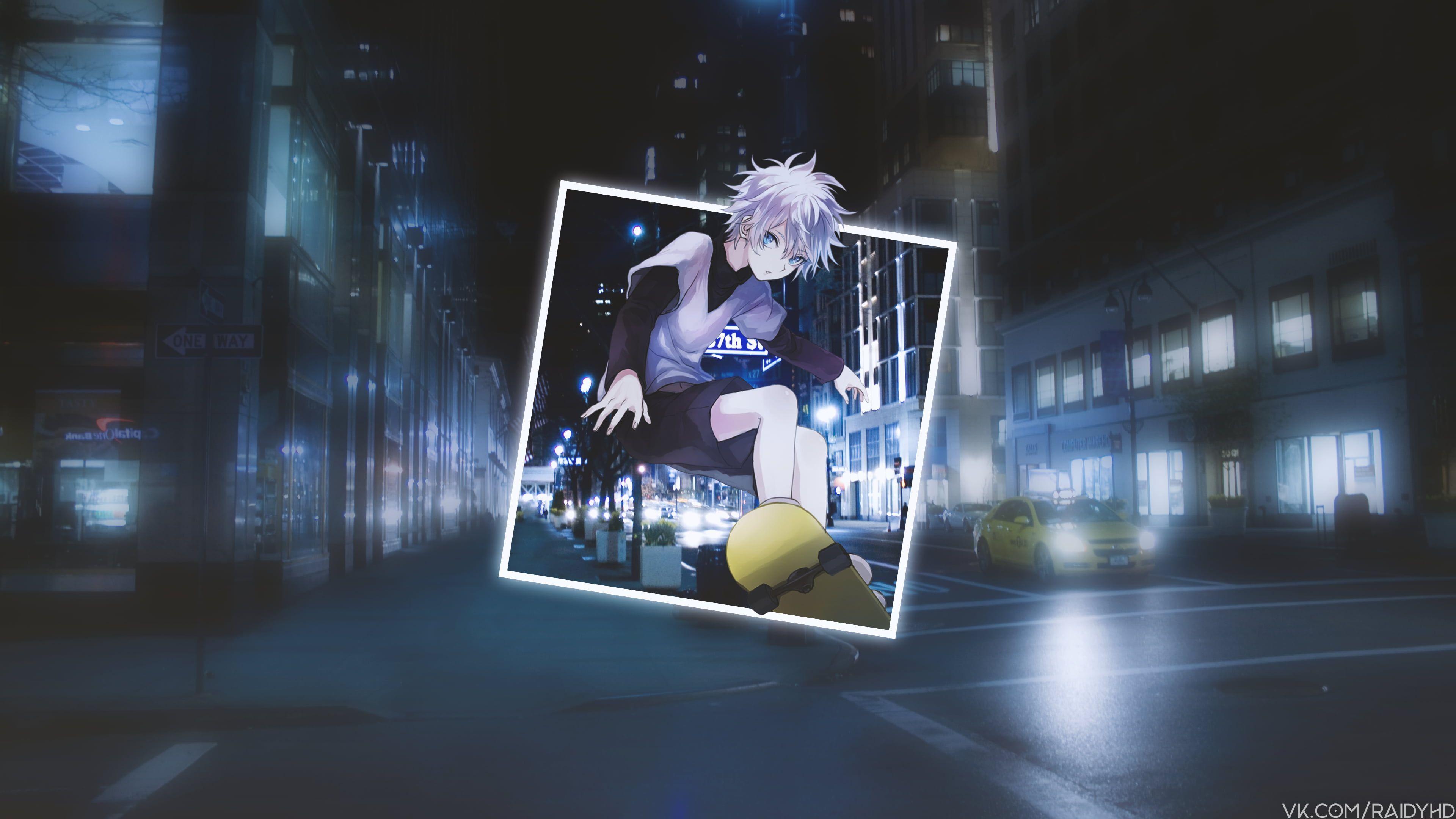 3840x2160 Anime Anime Boys #picture In Picture Hunter X Hunter Killua Zoldyck White Hair #skateboard K #wallpaper #hdwallpa. Hunter X Hunter, Killua, 3840x2160 Wallpaper