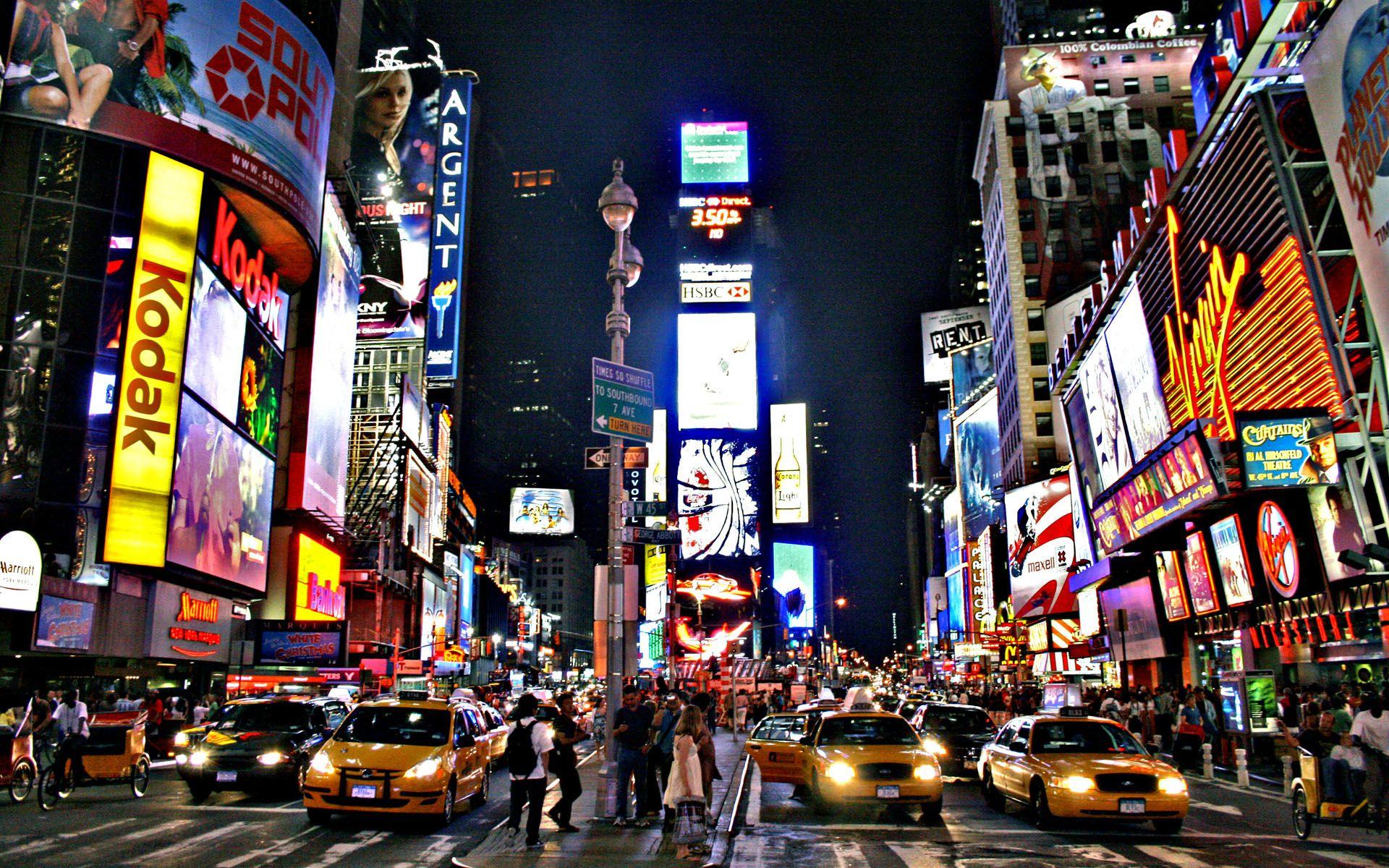 1920x1200 Times Square Wallpaper HD