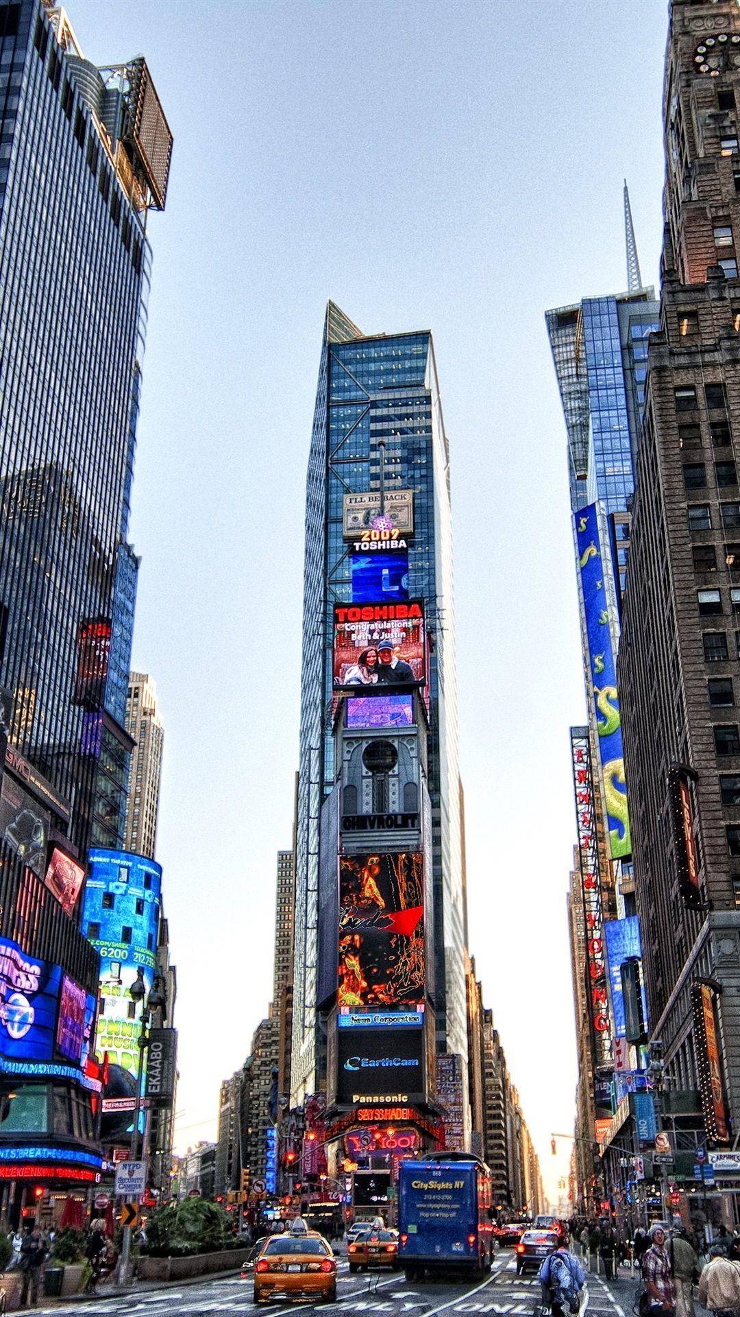 1080x1920 iPhone Wallpaper Times Square, New York, Usa, City HD Wallpaper