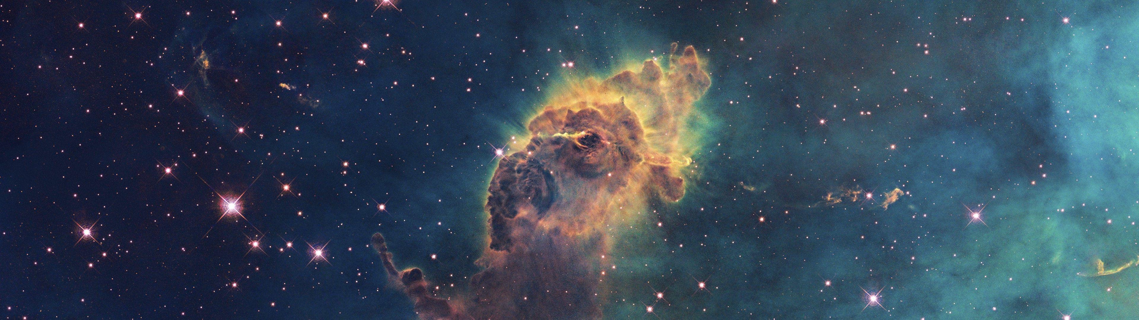 3840x1080 Dual Monitor Wallpaper Universe