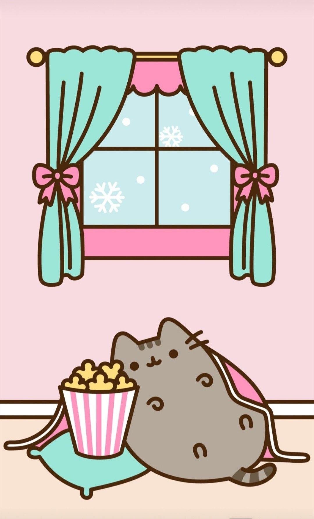 Pusheen Winter Wallpapers - Top Free Pusheen Winter Backgrounds ...
