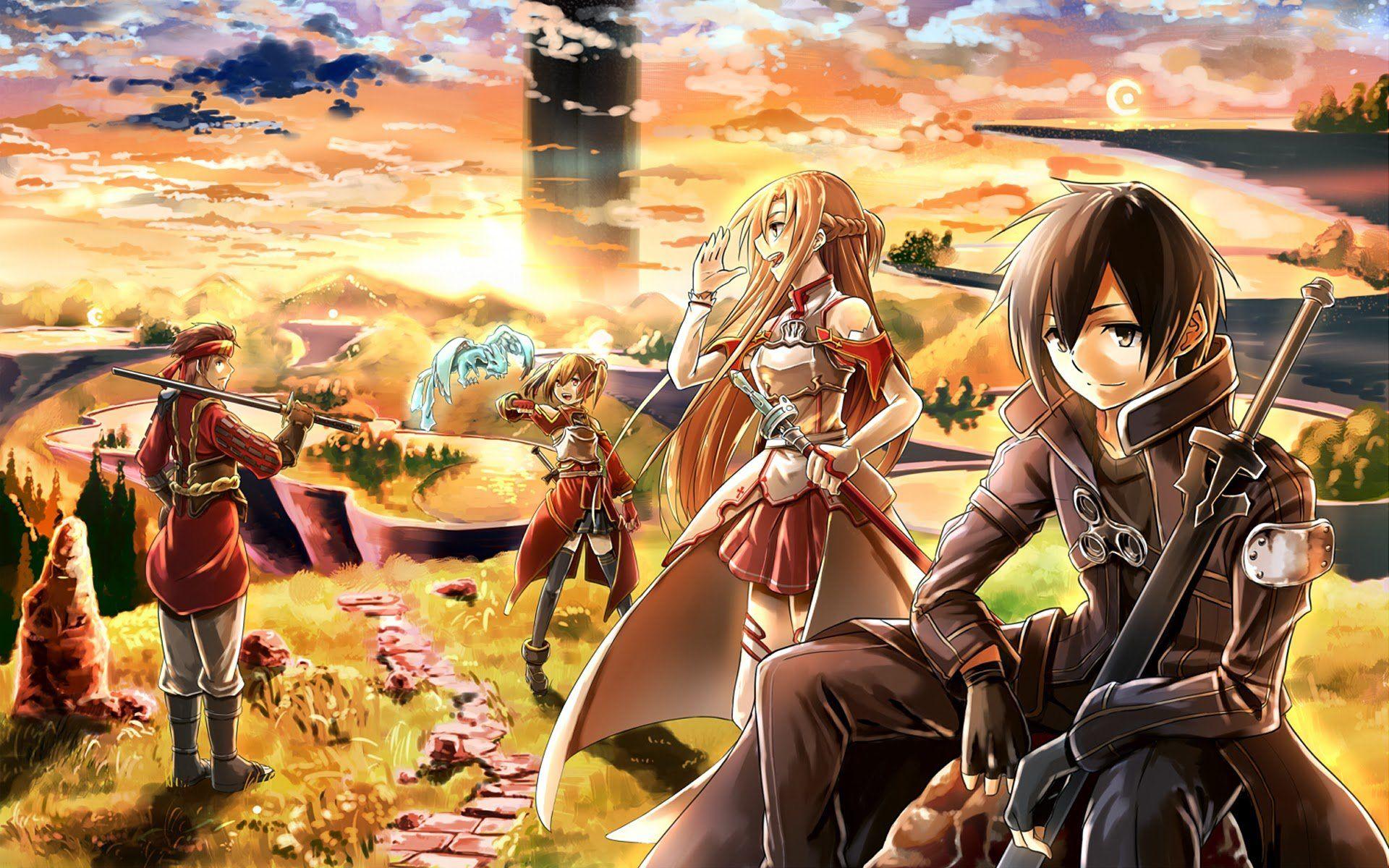 Sword Art Online Laptop Wallpapers Top Free Sword Art Online Laptop Backgrounds Wallpaperaccess