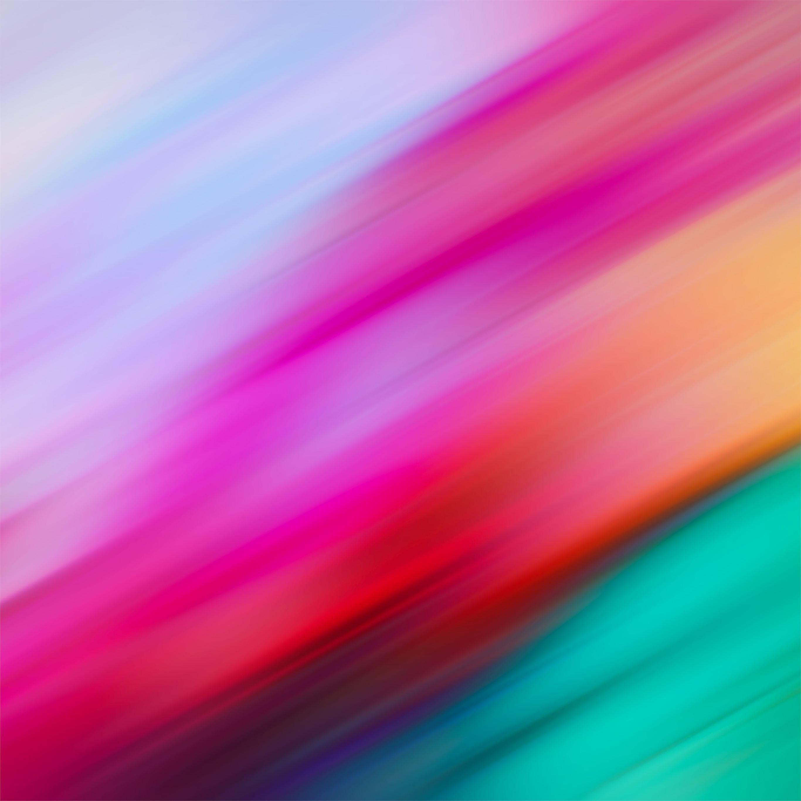 2732x2732 abstract pink yellow green colorful 5k iPad Wallpaper Free Download