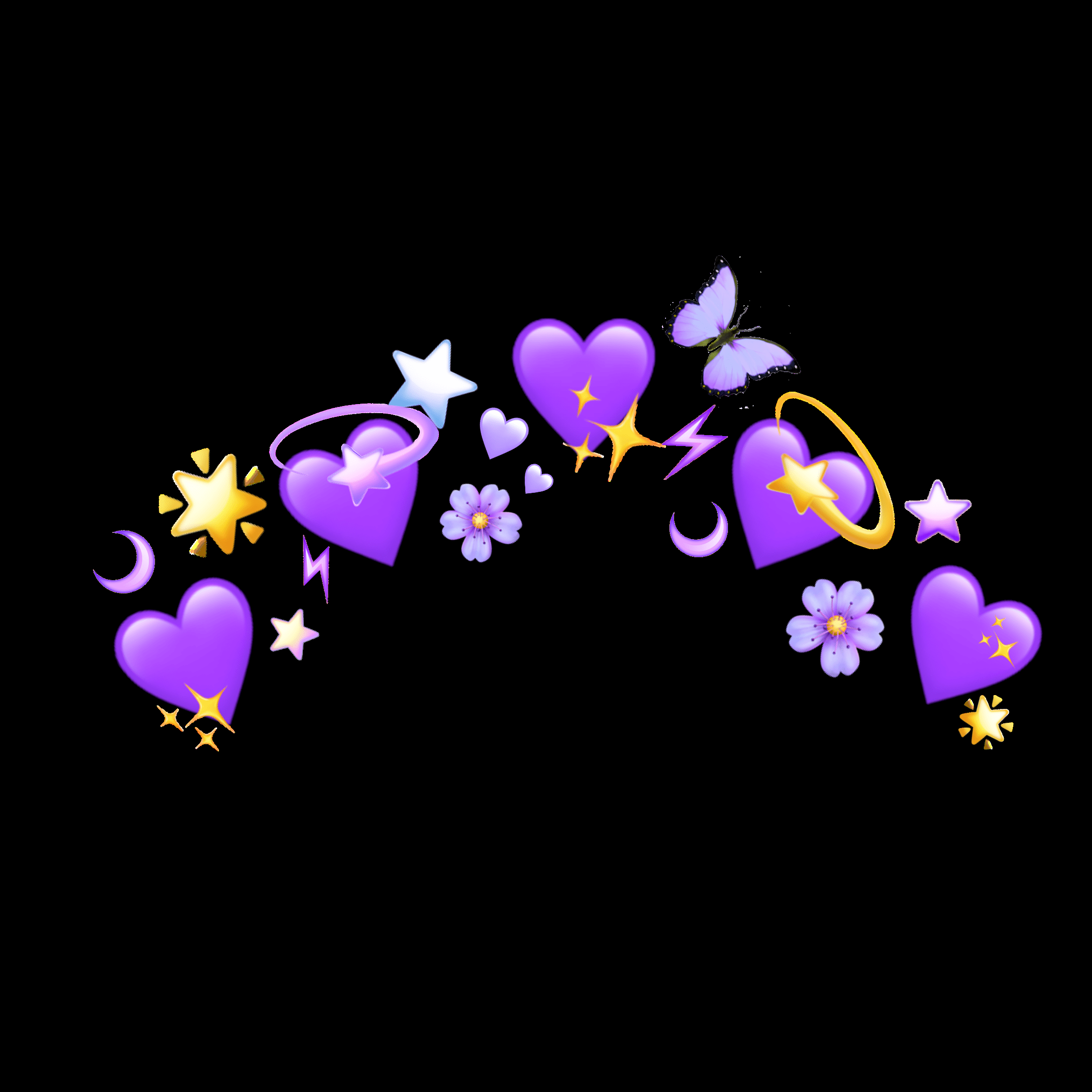 2289x2289 Purple Heart Crown Wallpaper .