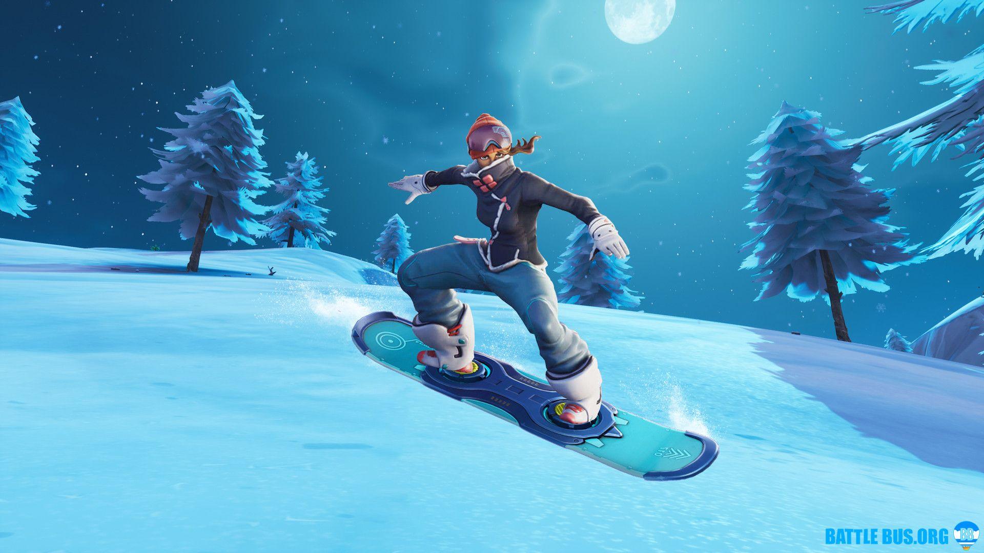 1920x1080 Snow Boarder Fornite Wallpaper