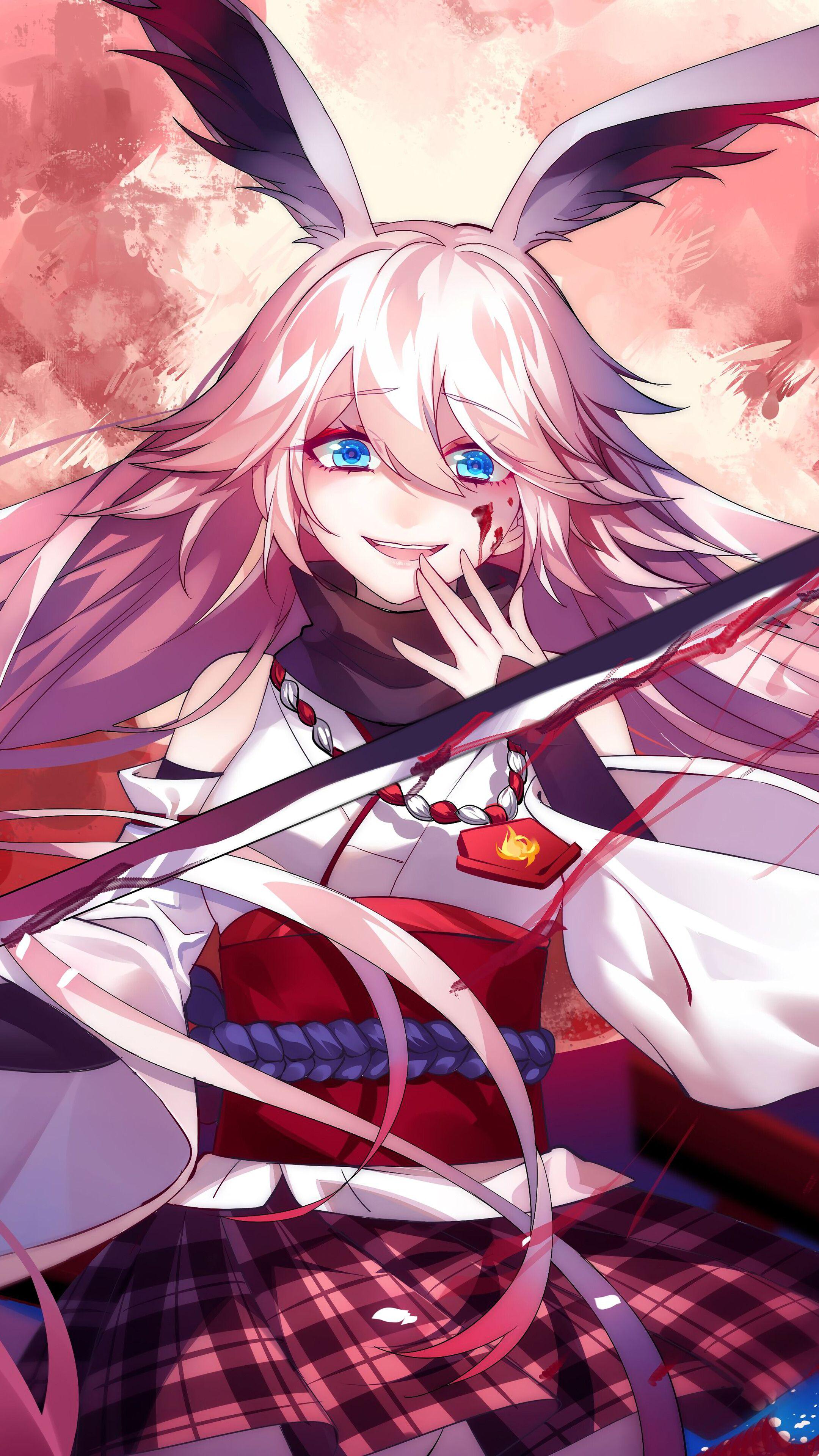 2160x3840 Anime, Girl, Pink Hair, Katana, Full Moon, Yae Sakura, Honkai Impact 3rd phone HD Wallpaper, Image, Background, Photo and Picture. Mocah HD Wallpaper