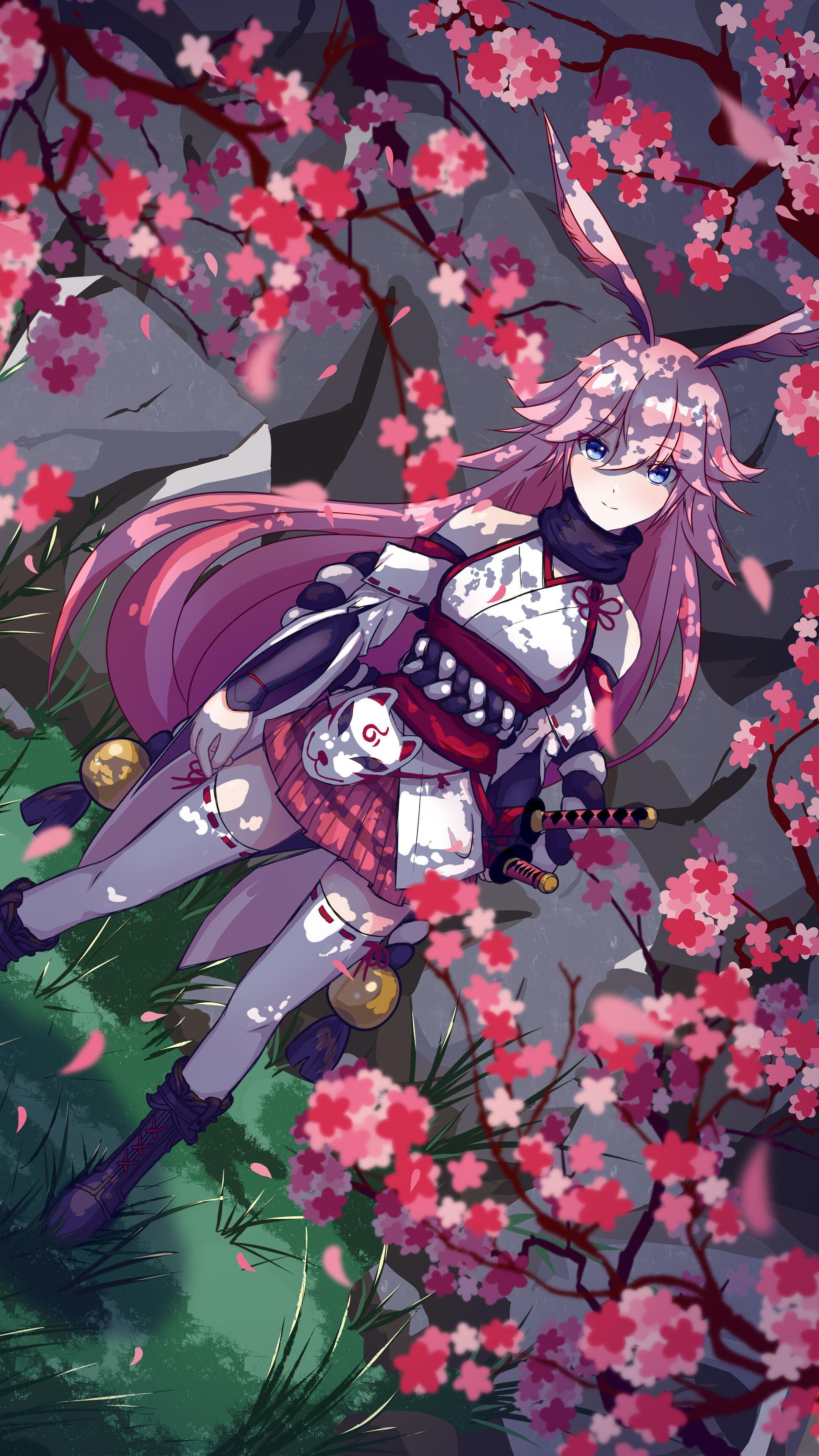 2160x3840 Anime, Girl, Pink Hair, Yae Sakura, Honkai Impact 3rd, 4K phone HD Wallpaper, Image, Background, Photo and Picture. Mocah HD Wallpaper