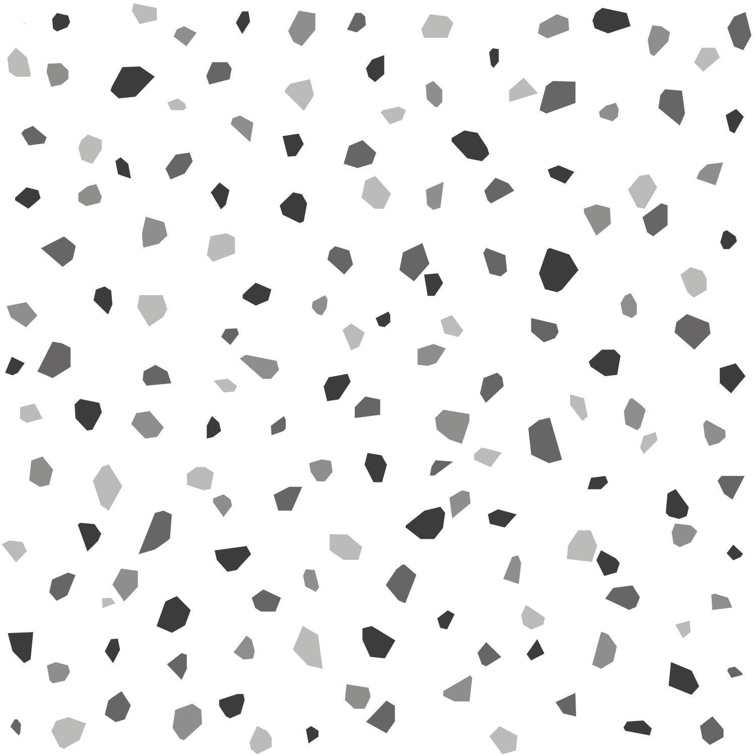 1500x1500 Kidsroom Non Woven Wallpaper Terrazzo White Grey 139034