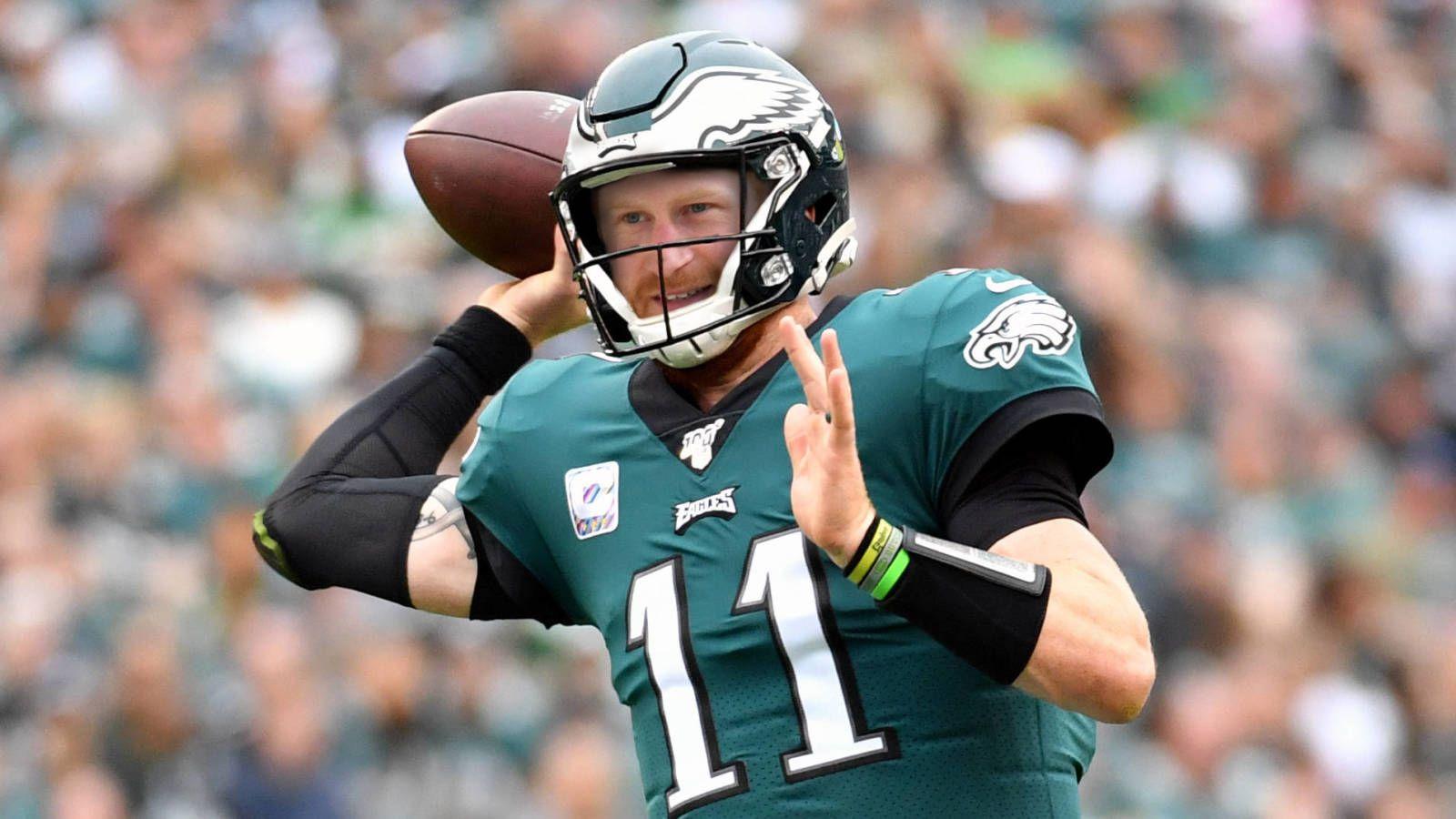 1600x900 Carson Wentz and Prince Harry Reveal They've Been Parent Trapping the Eagles for the Past Year