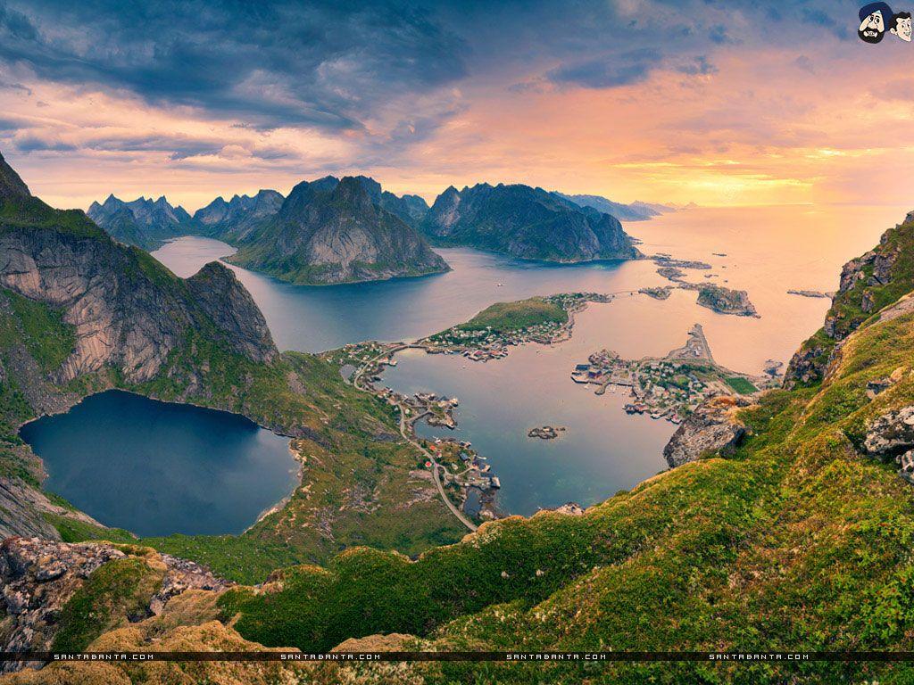 1024x768 Kingdom of Norway in northern Europe