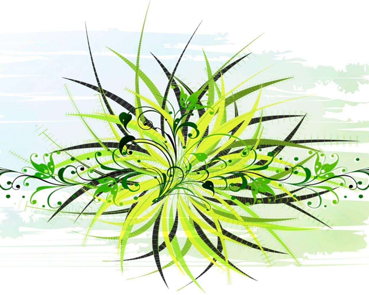 1280x1024 Green Explosion desktop PC and Mac wallpaper