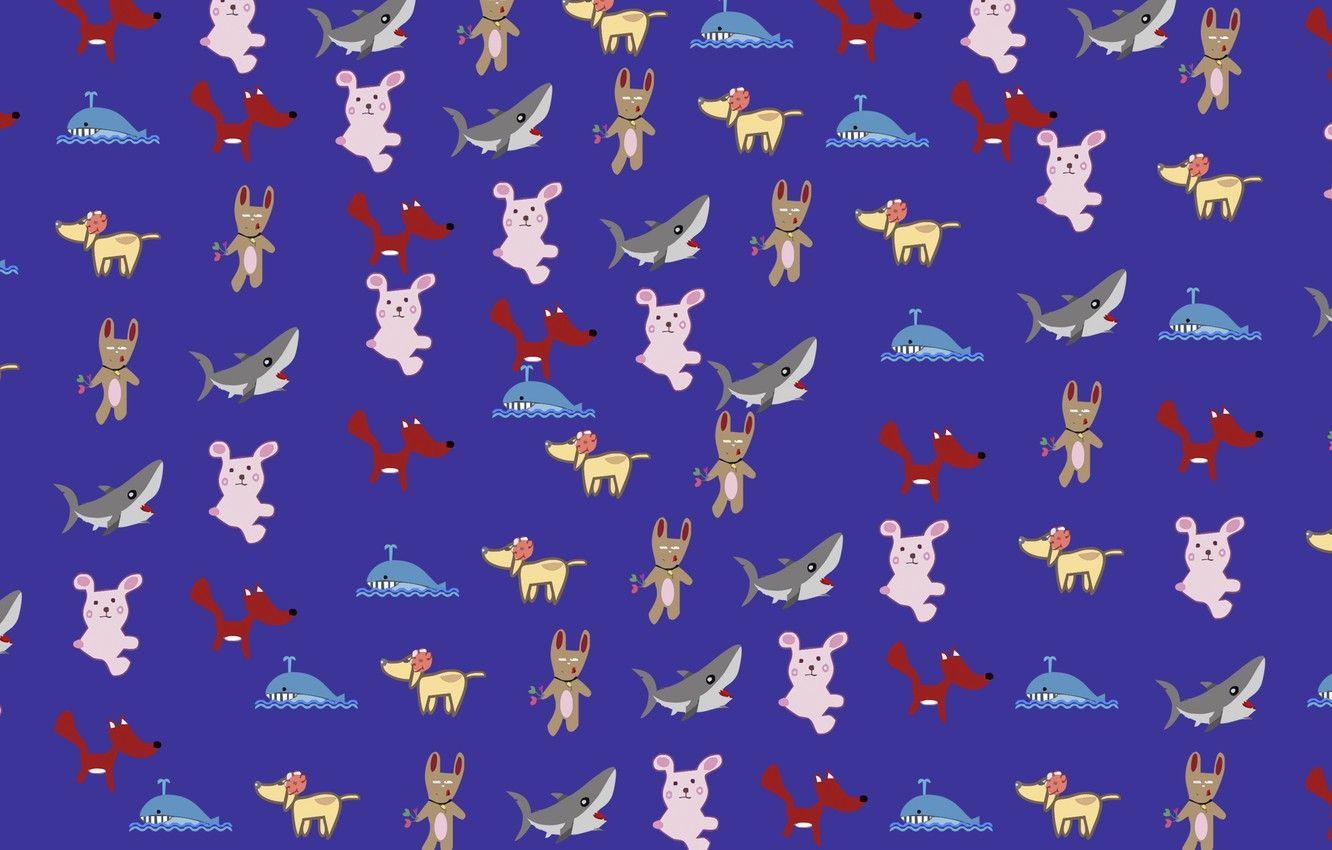 1332x850 Wallpaper animals, background, children, Texture image for desktop, section текстуры