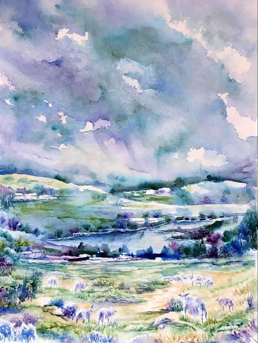 905x1200 Roaming Glendalough. Vintage art prints, Watercolor landscape, Art picture