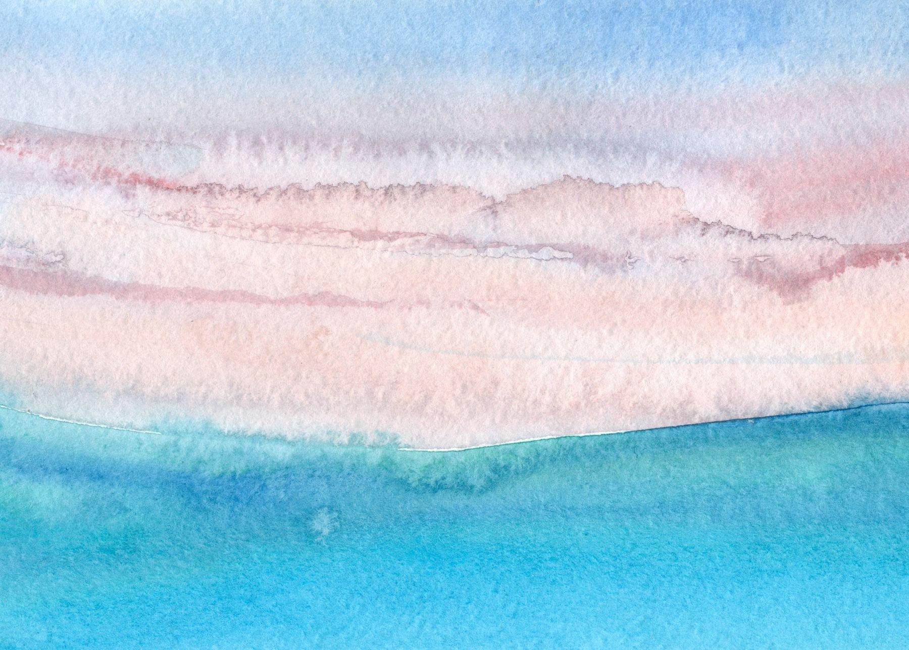 1800x1286 Buy Abstract watercolor landscape wallpaper US shipping at