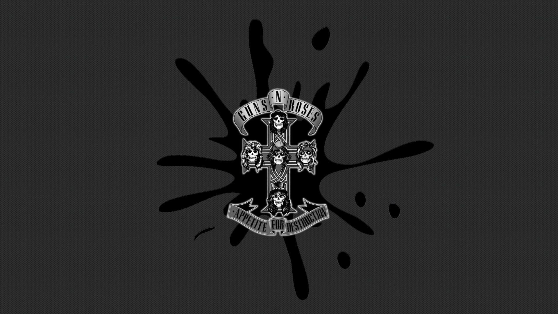 1920x1080 Download Wallpaper 1920x1080 guns n roses, spot, cross, darkness, skulls Full HD 1080p HD Background. Rose wallpaper, Guns n roses, Cross wallpaper