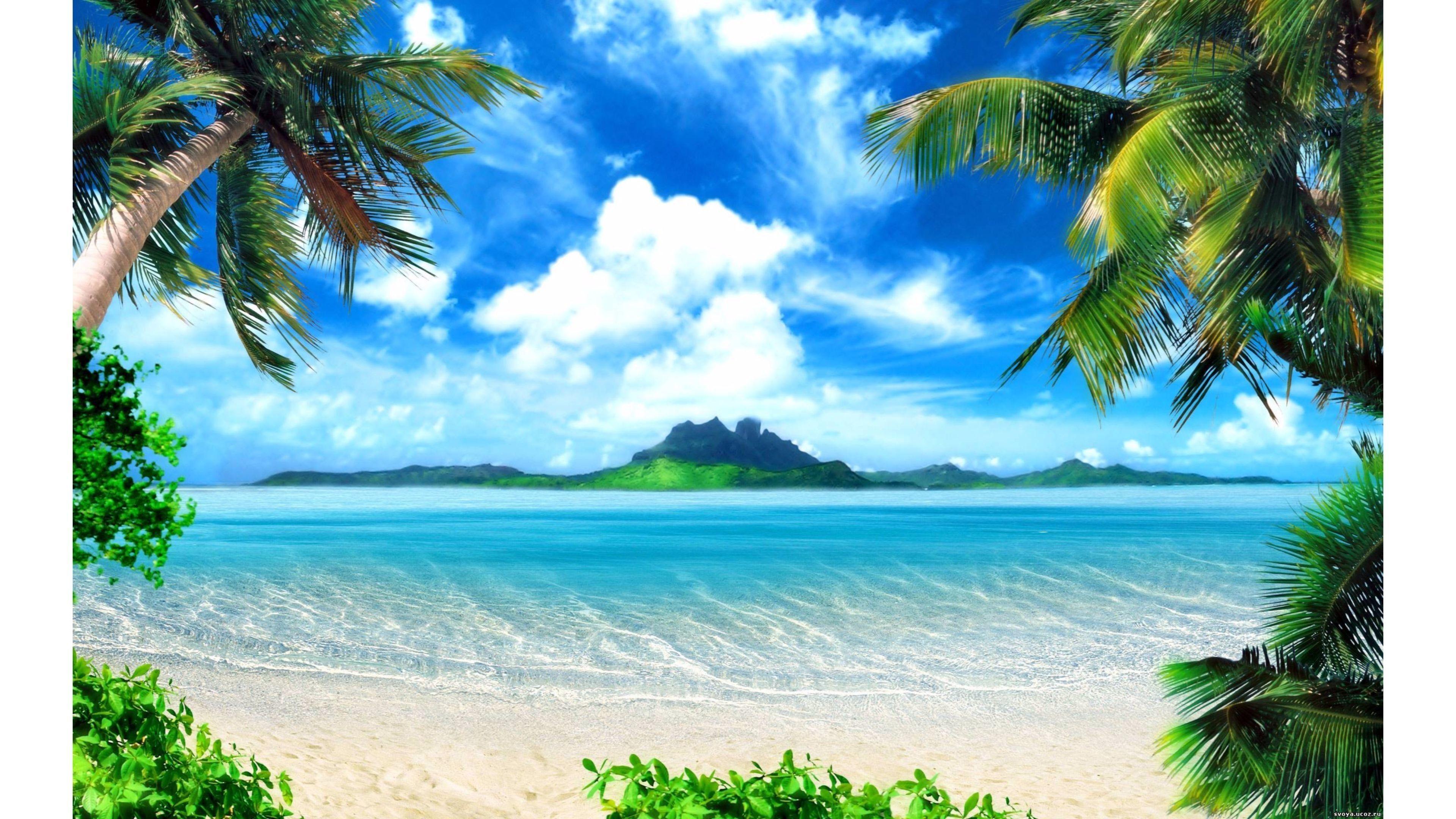 3840x2160 Caribbean Beach Wallpaper
