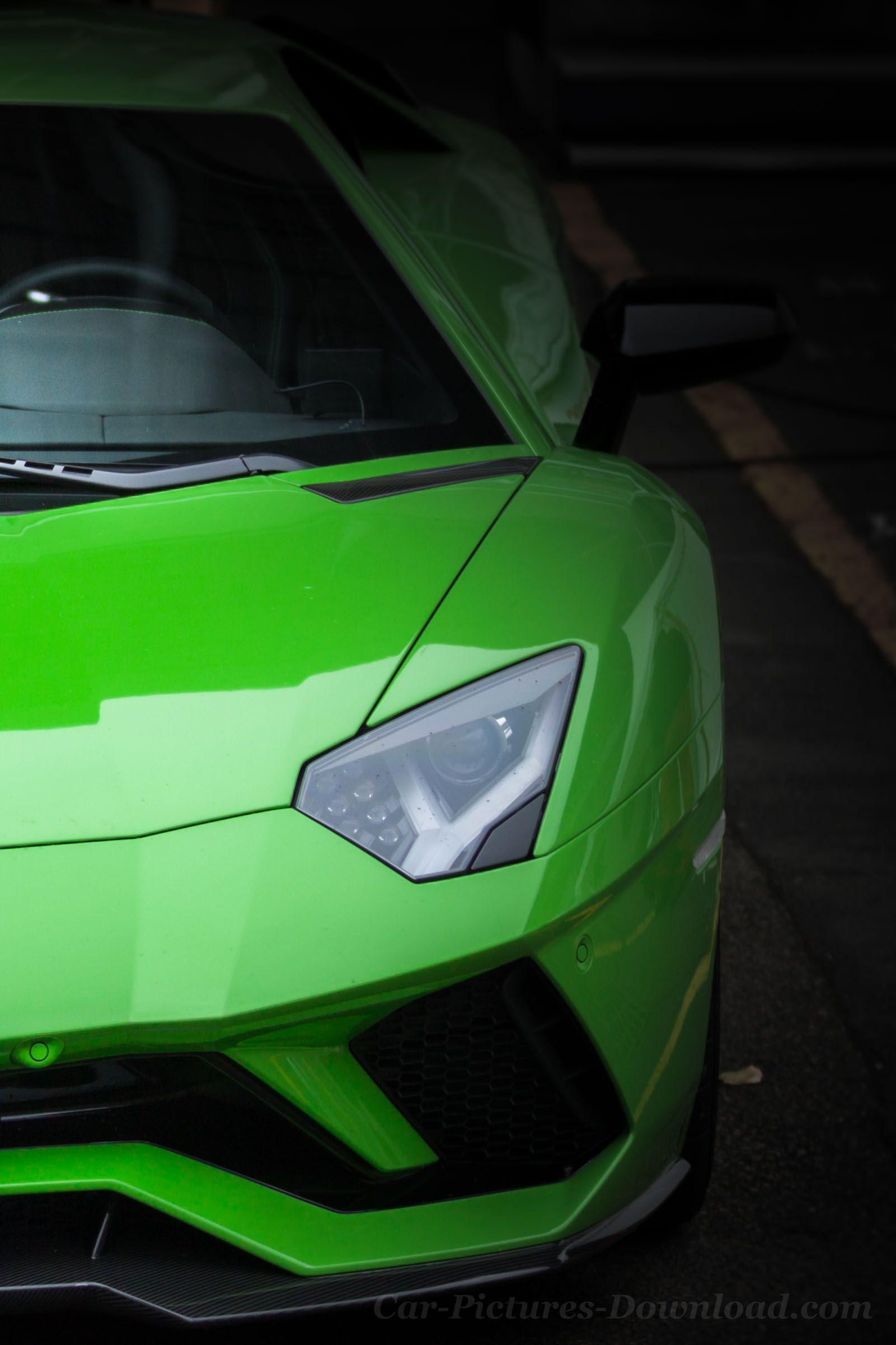 Dark Green Lamborghini