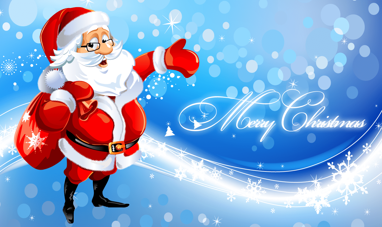 1280x760 Free download Cute Santa Merry Christmas Wallpaper Download Wallpaper with 1280x760 [1280x760] for your Desktop, Mobile & Tablet. Explore Santa Christmas Wallpaper Free. Free 3D Christmas Wallpaper, Free Animated