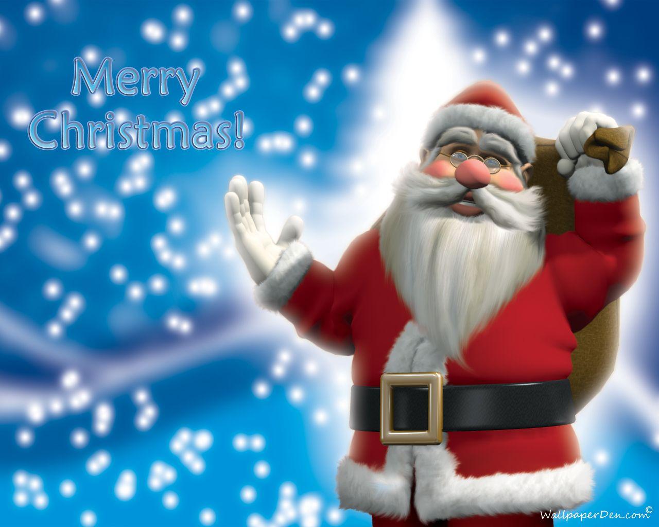 1280x1024 Full HD Merry Christmas 3D Wallpaper HD