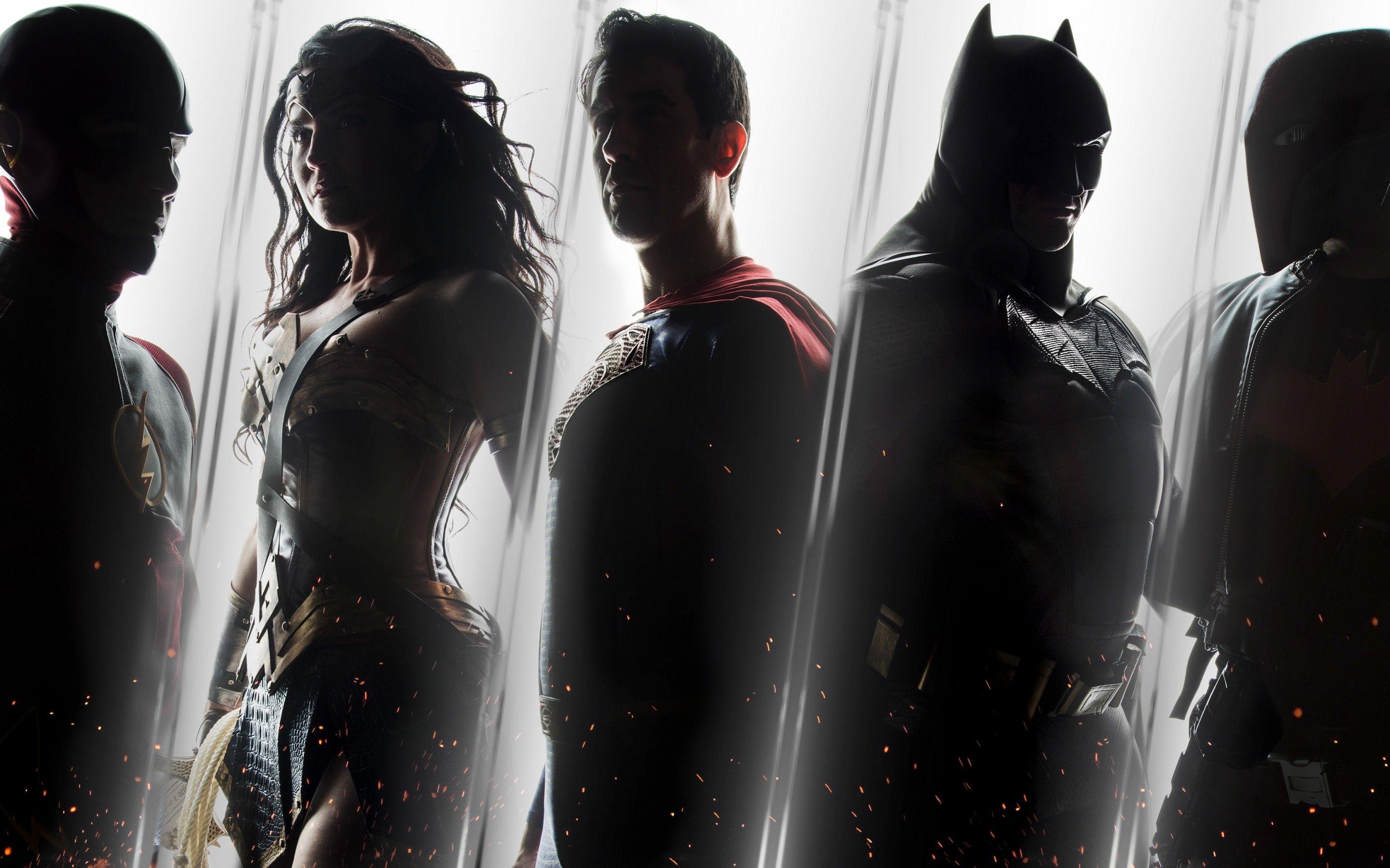 2880x1800 Justice League 4K Wallpaper, DC Comics, DC Superheroes, The Flash, Wonder Woman, Superman, Batman, Graphics CGI