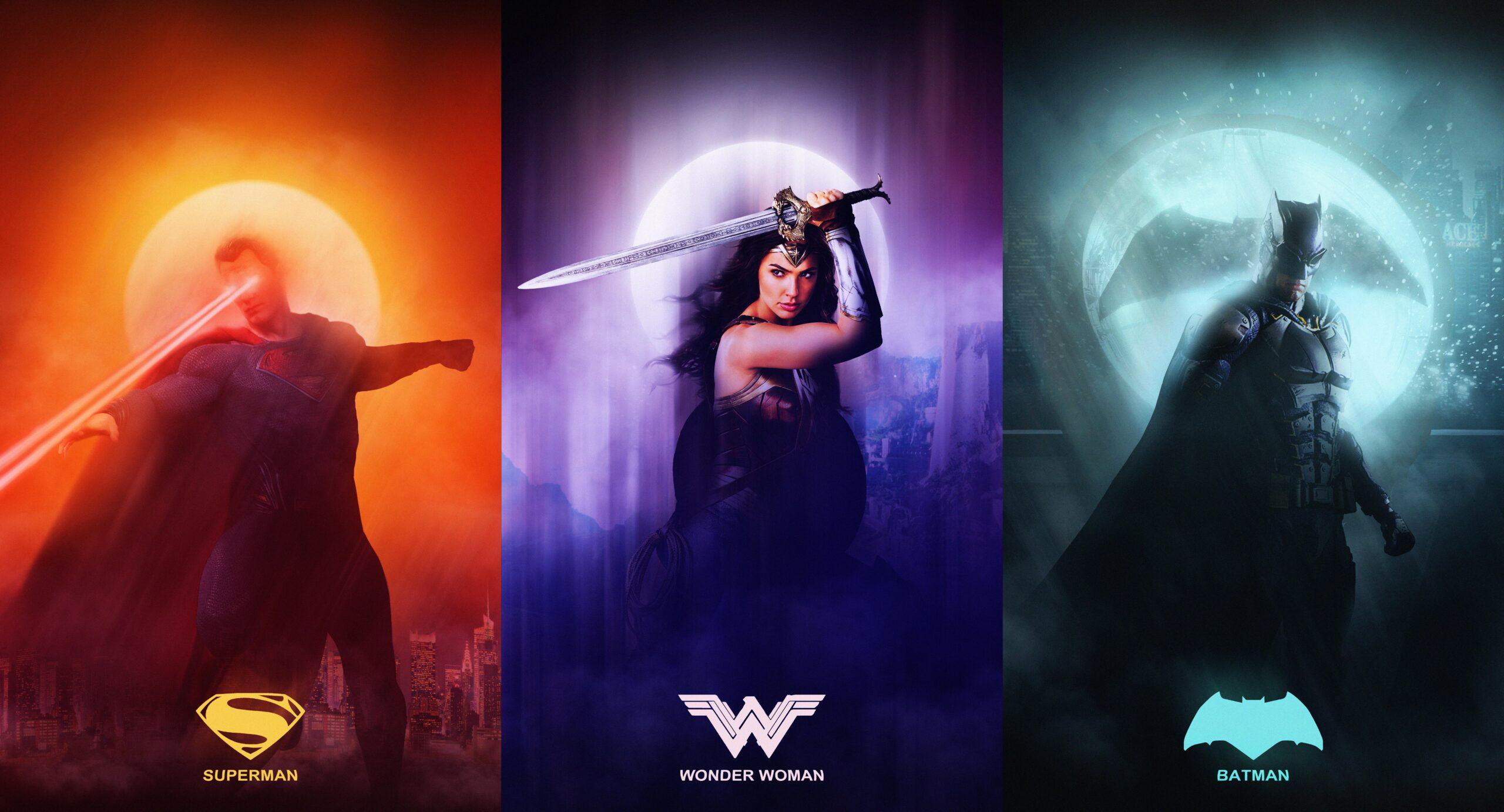 2560x1383 Justice League 10276×5551 Superman Wonder Woman Batman HD 4k 8k