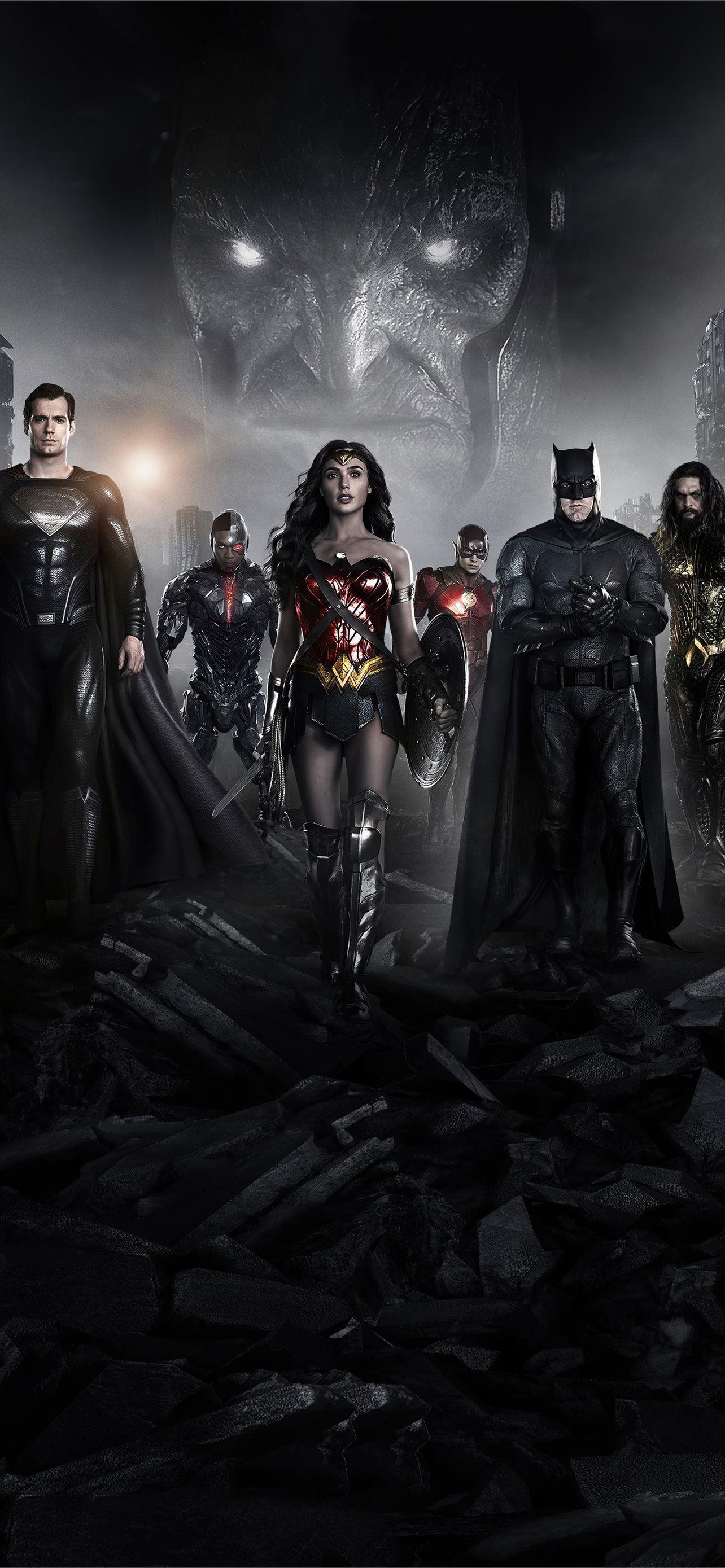 1284x2778 justice league zack synders cut full team 8k iPhone 12 Wallpaper Free Download