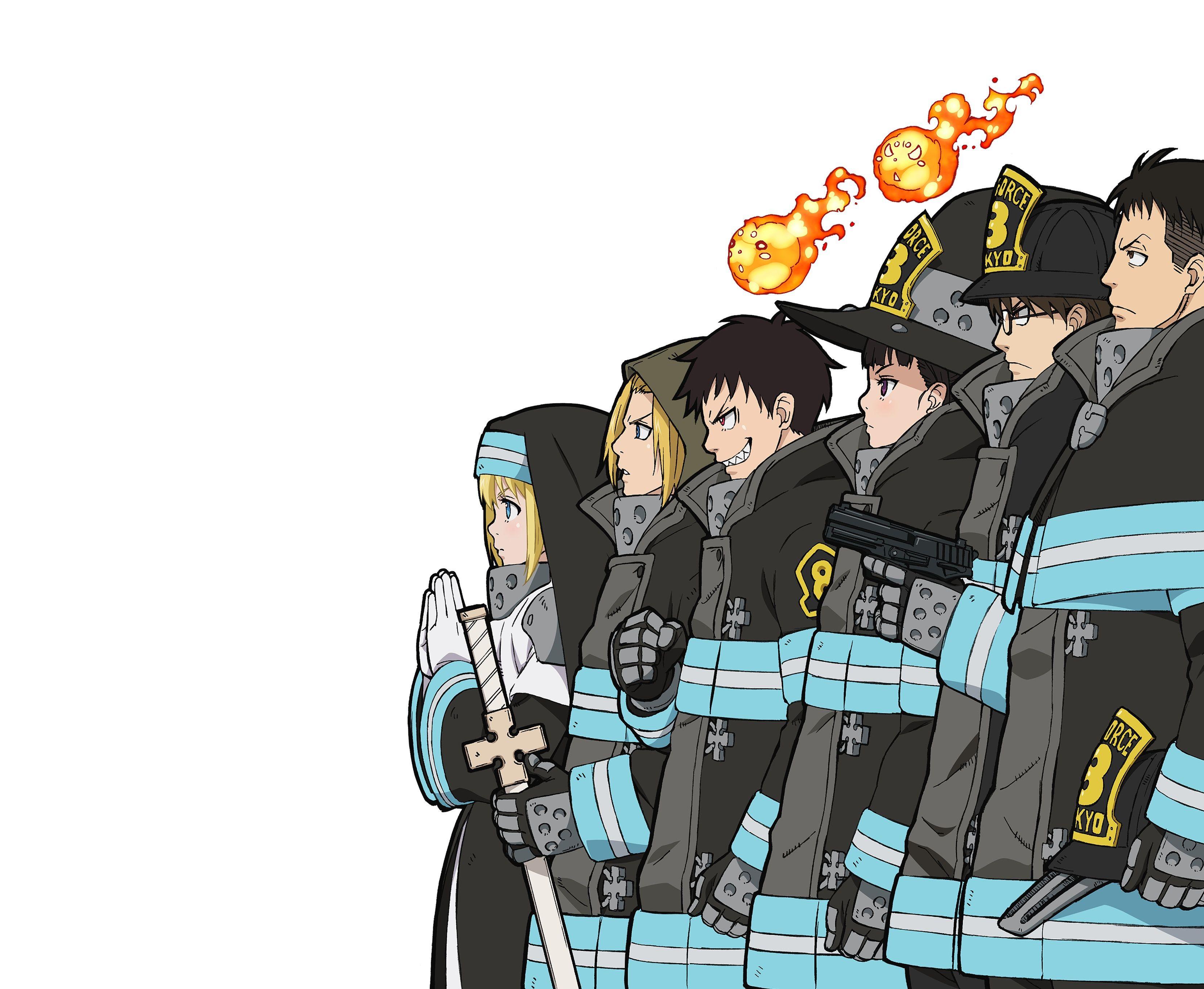 3320x2728 Fire Force Desktop Wallpaper .
