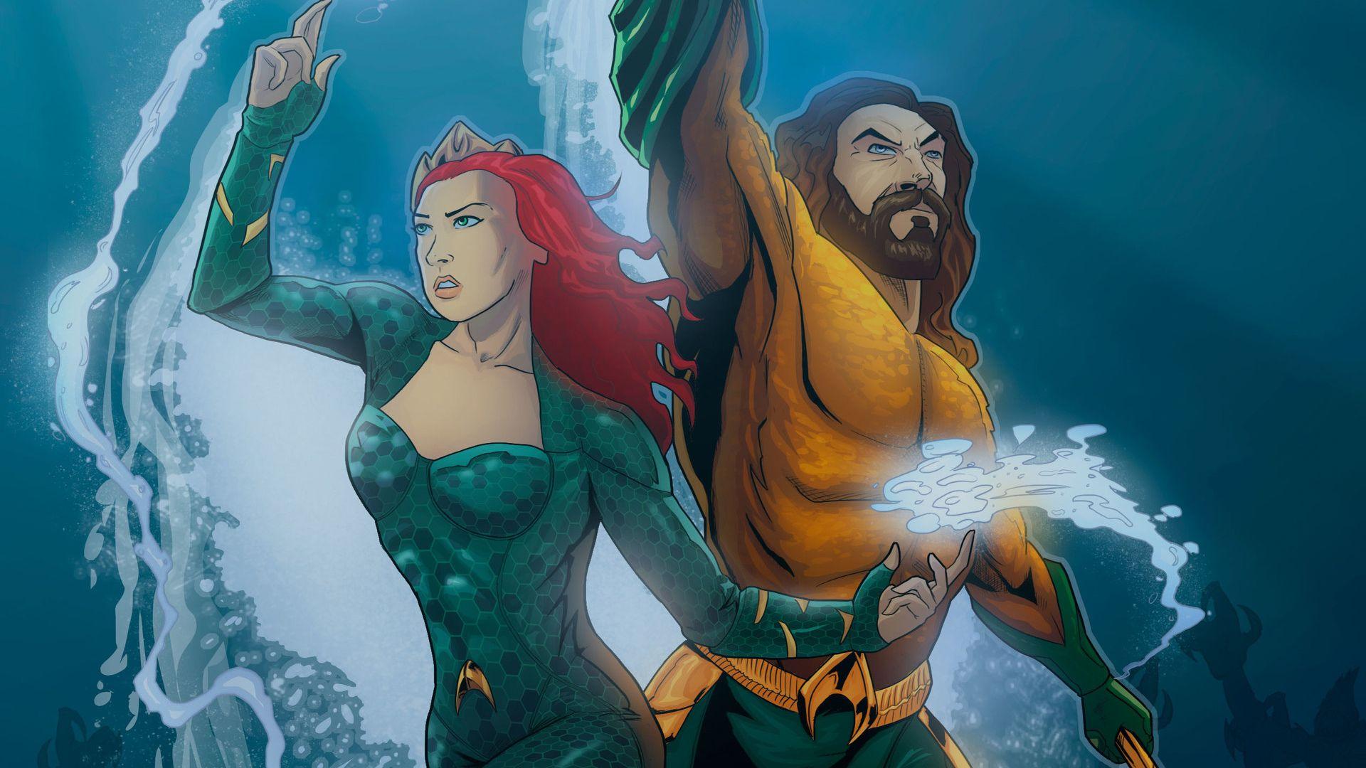 1920x1080 Aquaman And Mera, HD Superheroes, 4k Wallpaper, Image, Background, Photo and Picture
