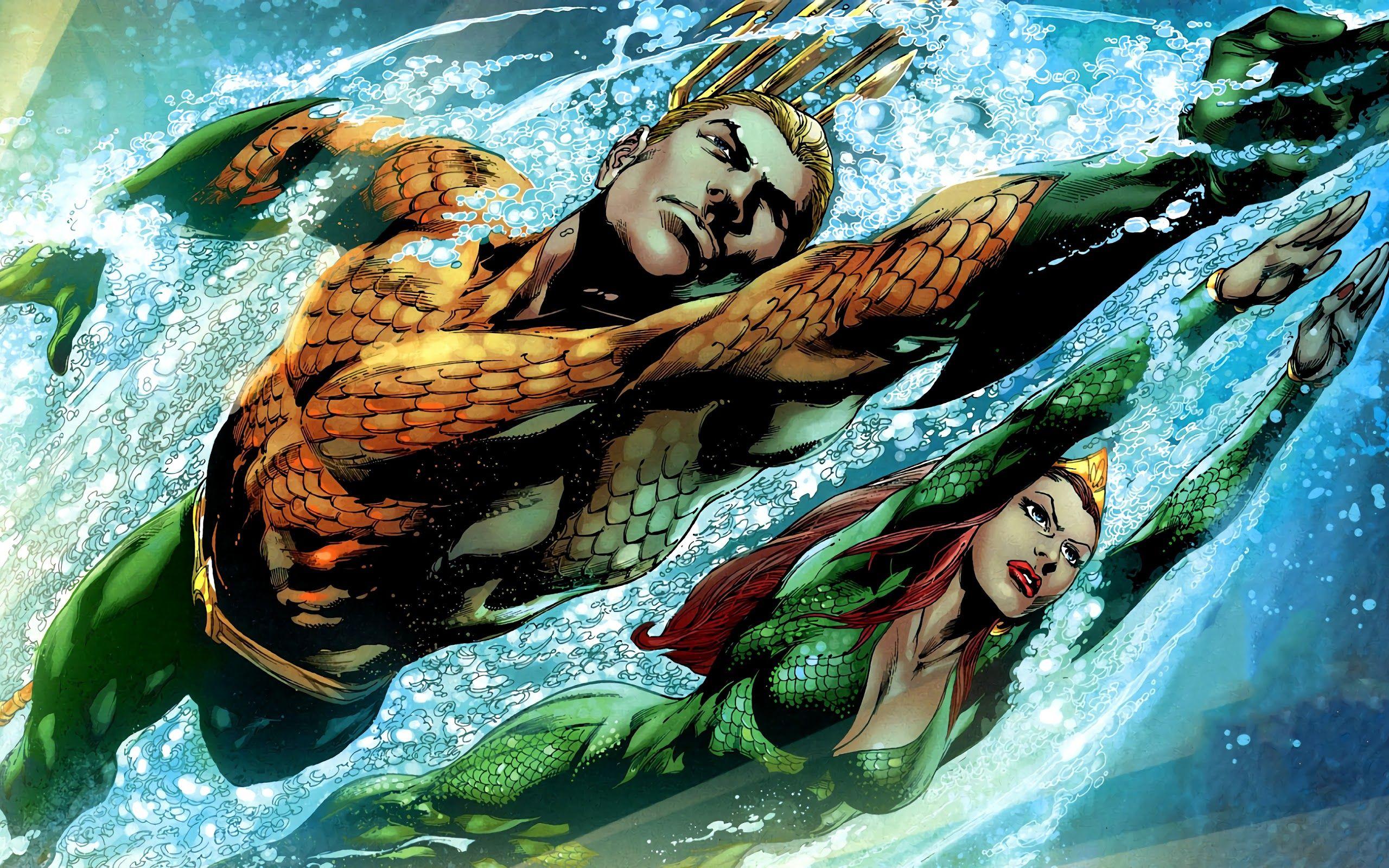 2560x1600 Aquaman Mera 4K Wallpaper