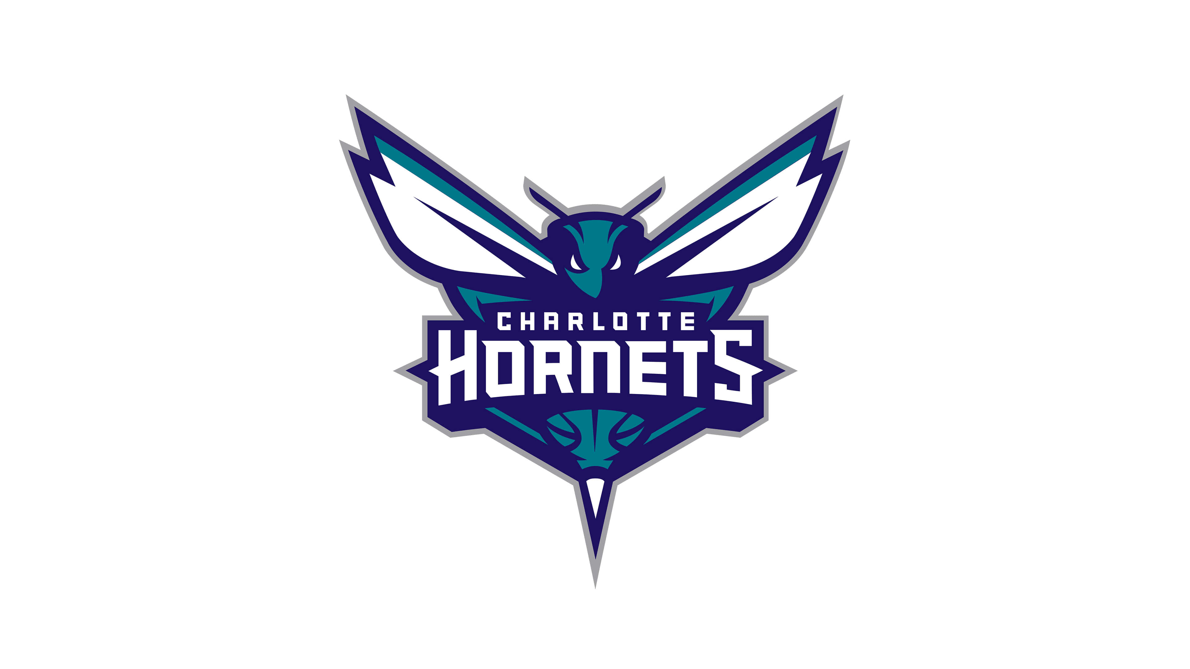 3840x2160 Charlotte Hornets NBA Logo UHD 4K Wallpaper