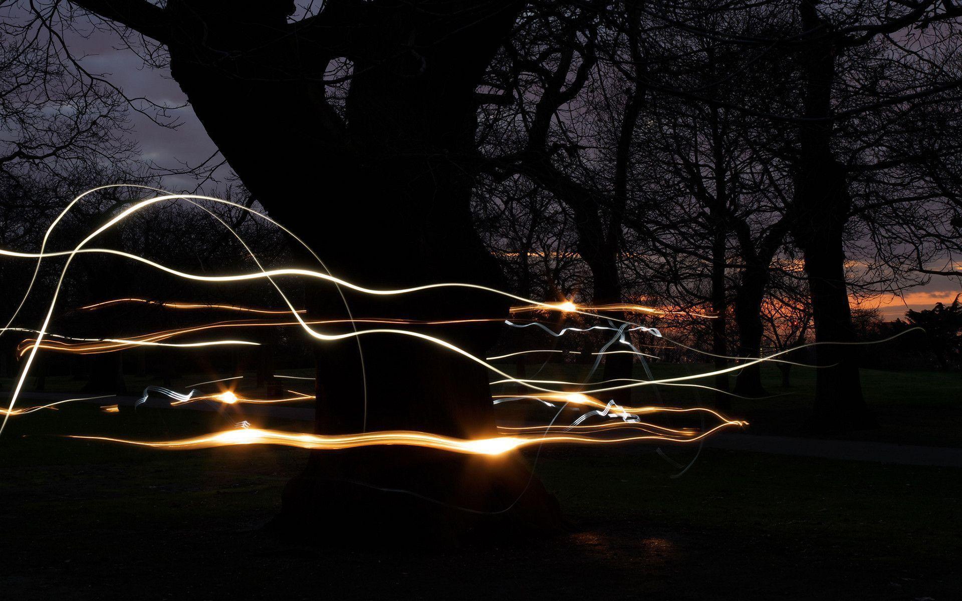1920x1200 Light Painting Wallpaper