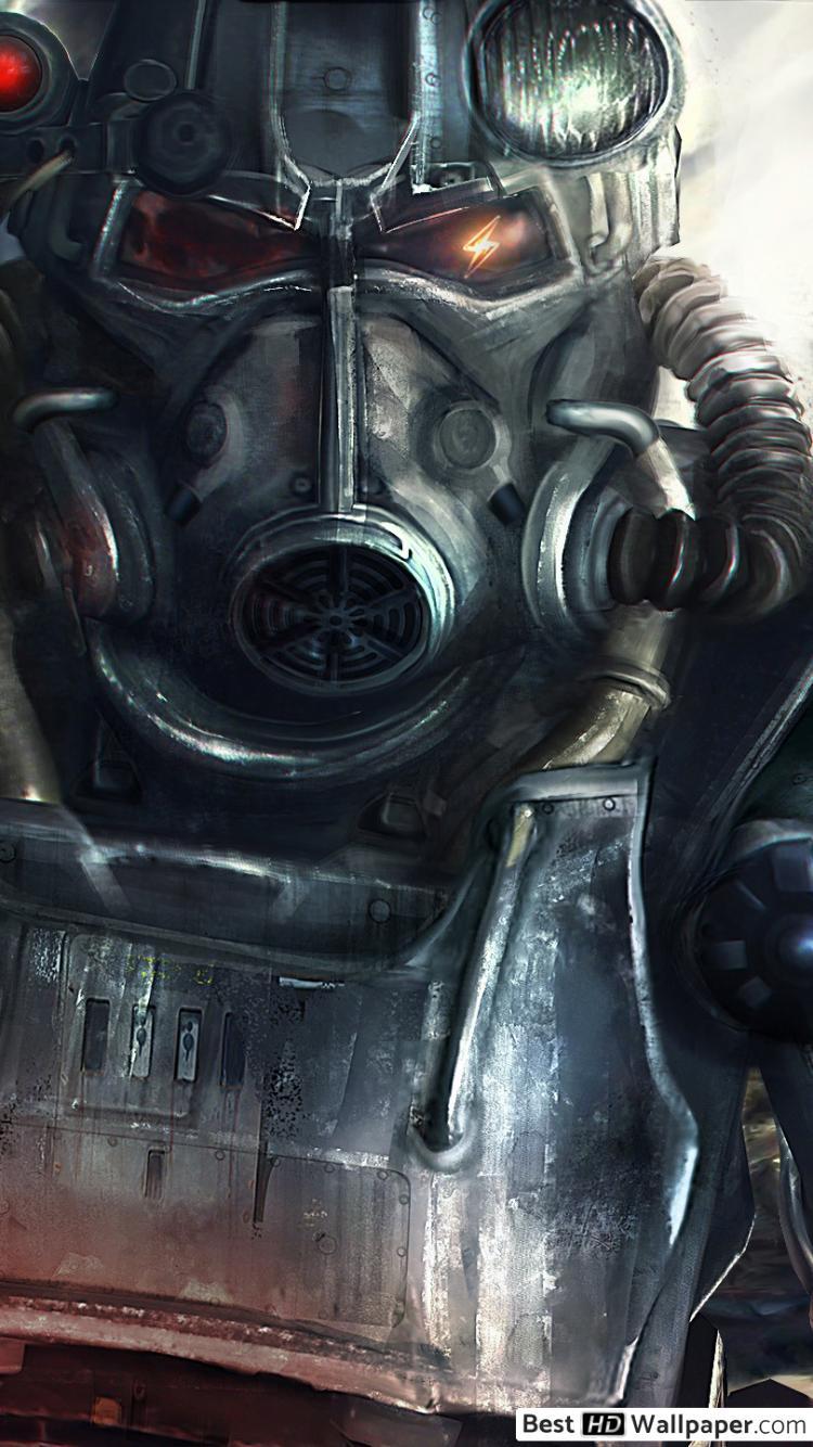 750x1334 Fallout 4 game ranger HD wallpaper download