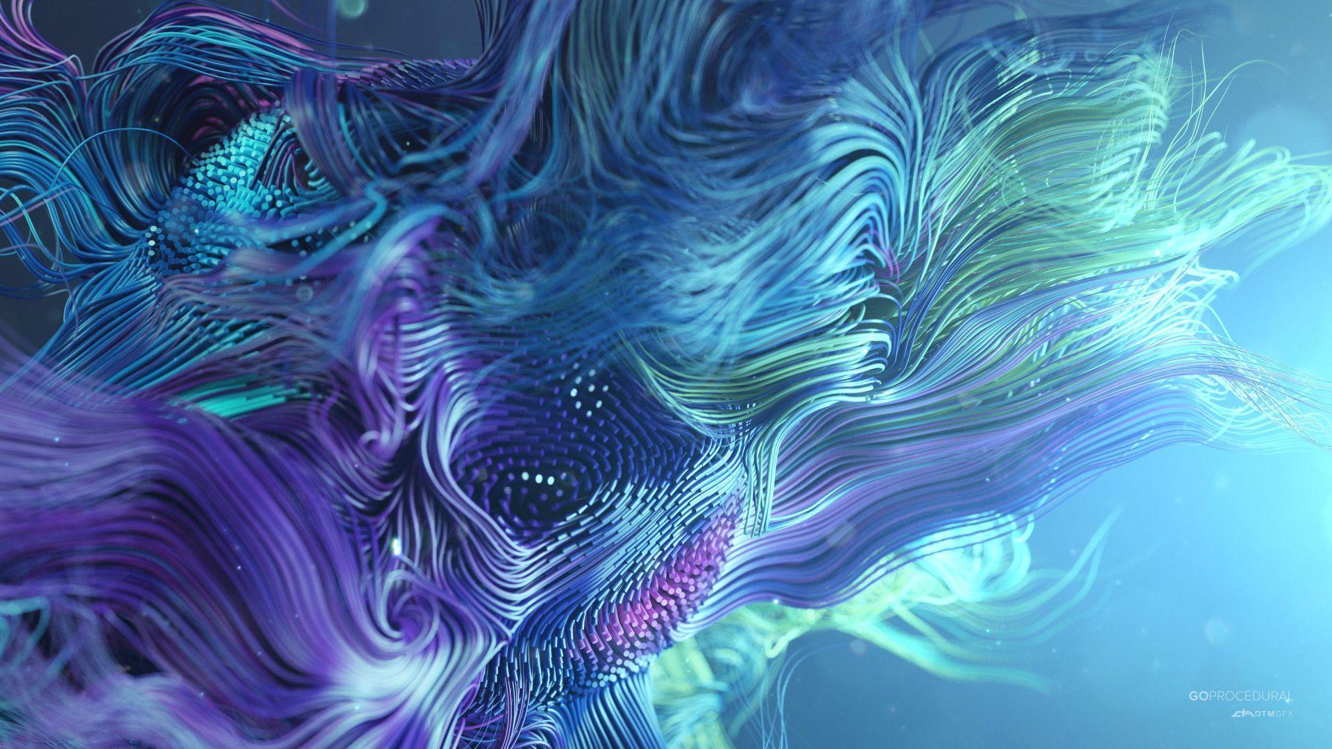 1920x1080 Blue Abstract Wallpaper 4k
