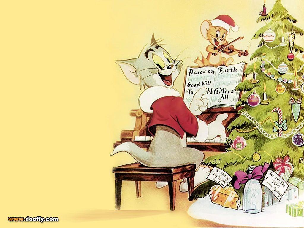 1024x768 Tom and Jerry Christmas. Tom and jerry wallpaper, Cartoon wallpaper, Tom and jerry cartoon