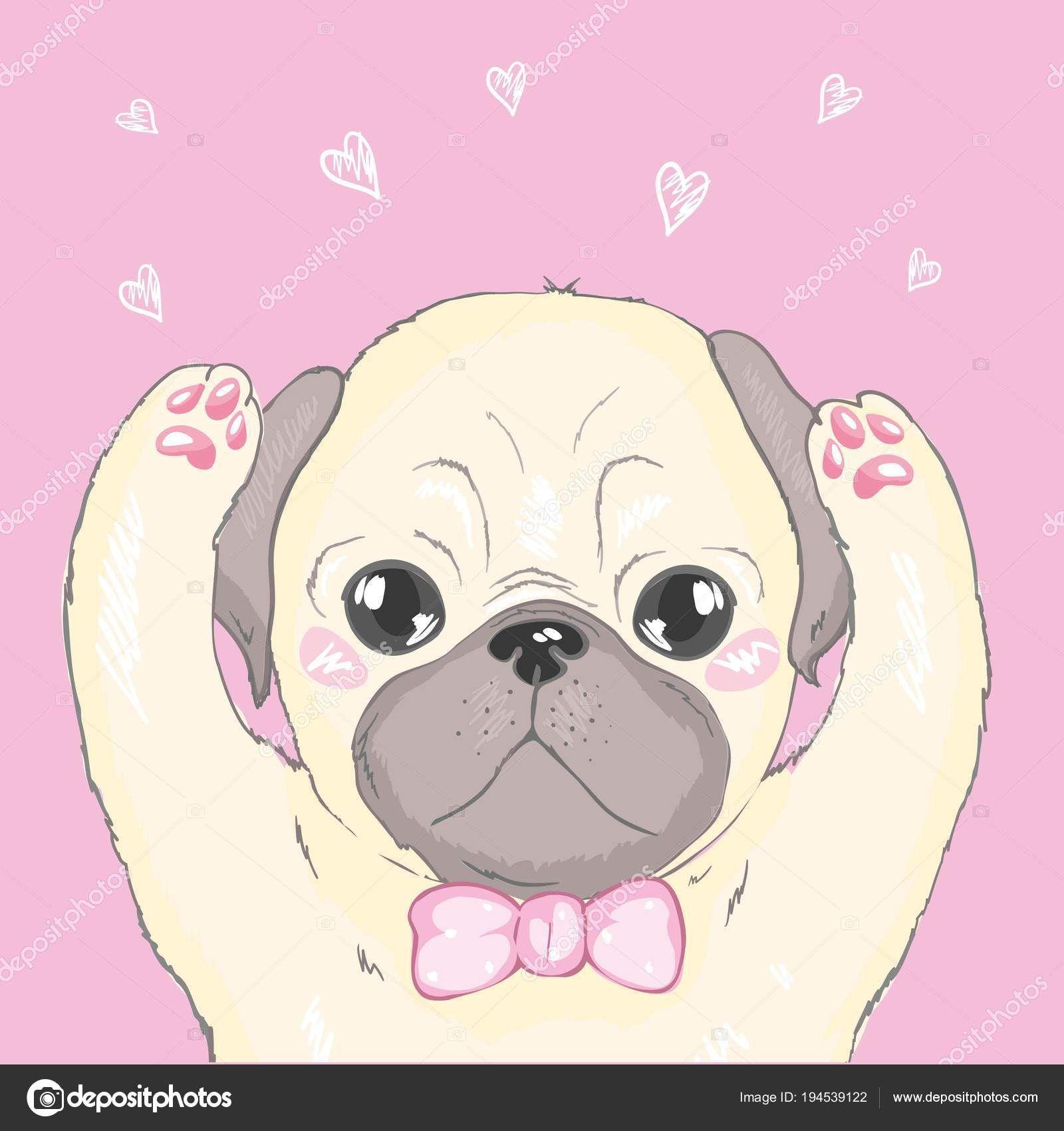 1600x1700 Vector Seamless Pattern With Cute Cartoon Dog Puppies Cartoon Puppy HD Wallpaper