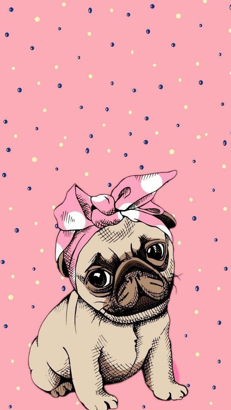736x1308 Wallpaper Puppy Cartoon .