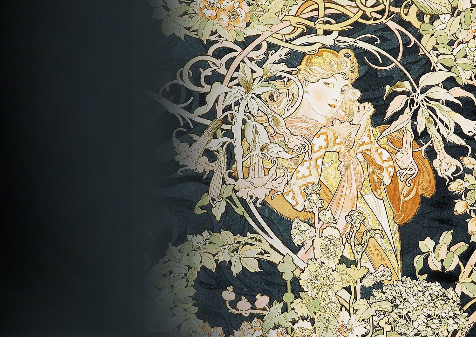 1974x1400 Art Nouveau Desktop Wallpaper
