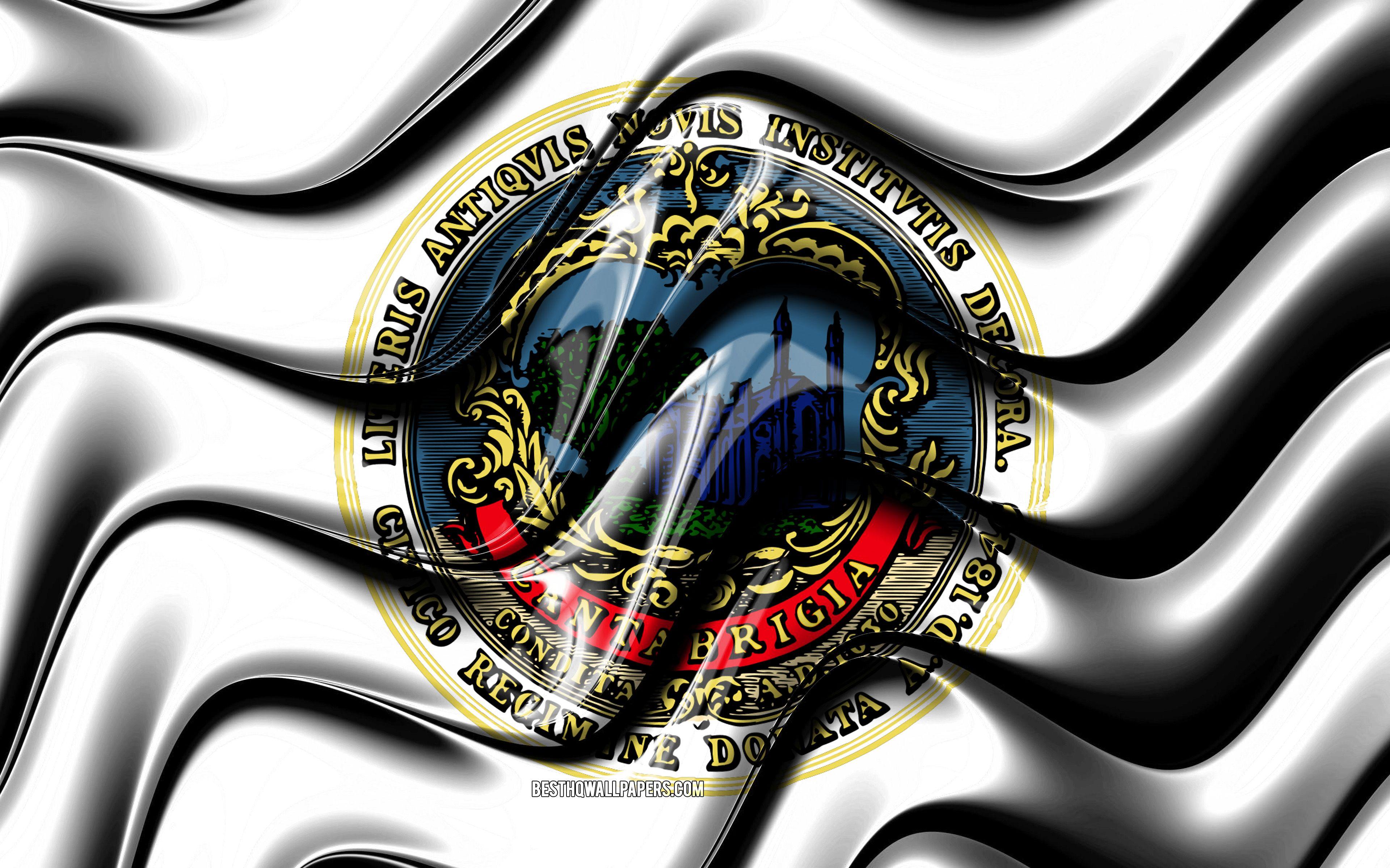 3840x2400 Download wallpaper Cambridge flag, 4k, United States cities, Massachusetts, 3D art, Flag of Cambridge, USA, City of Cambridge, american cities, Cambridge 3D flag, US cities, Cambridge for desktop with resolution 3840x2400. High