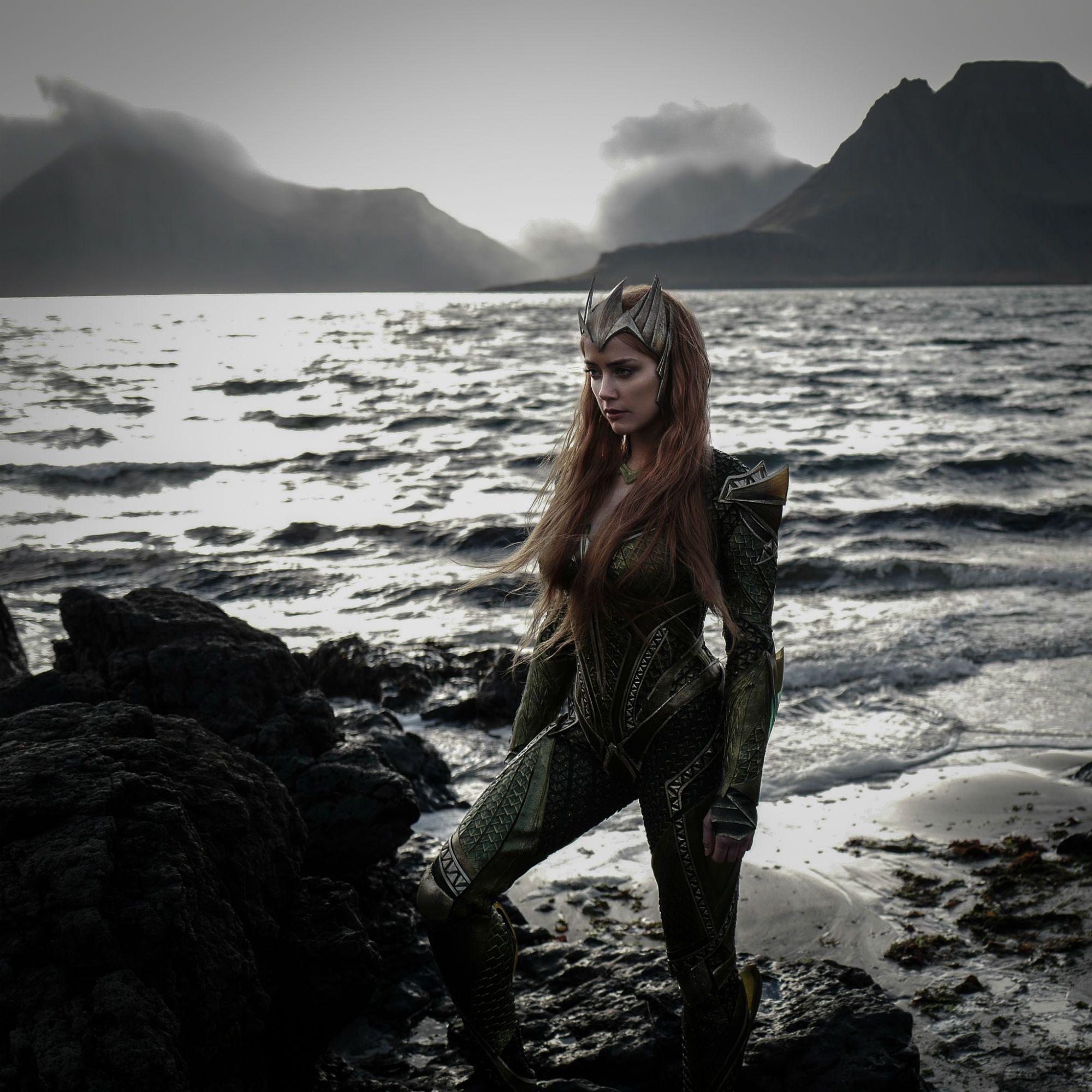 2000x2000 Amber Heard as Queen Mera
