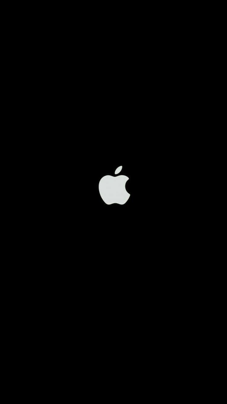 736x1309 IPhone logo. Black wallpaper iphone, Apple wallpaper iphone, Apple logo wallpaper