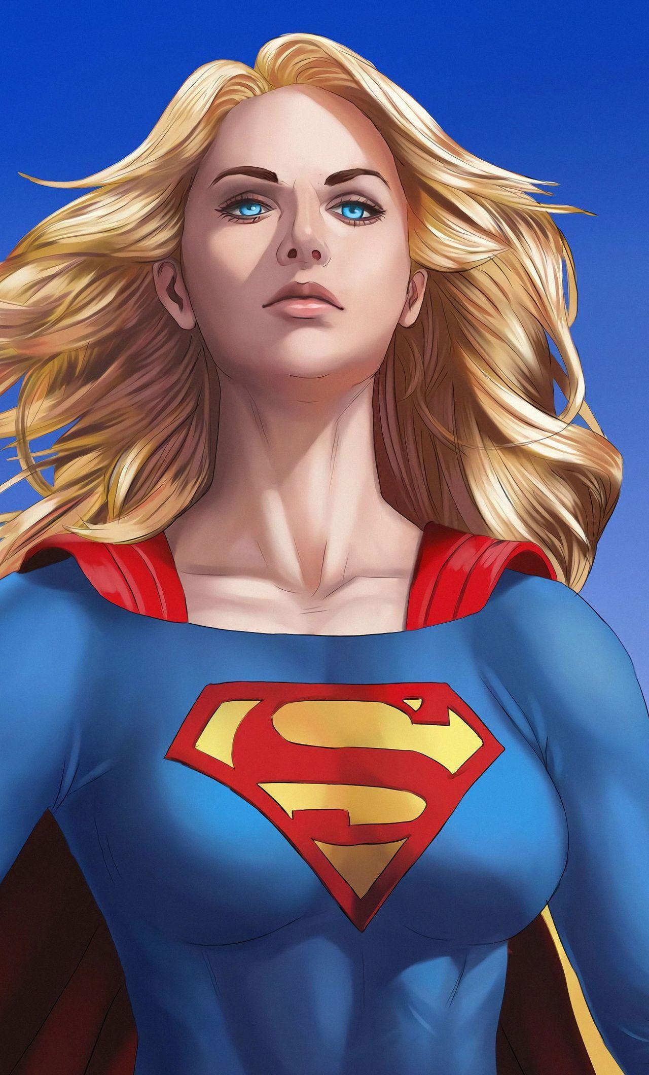 1280x2120 Beautiful, supergirl, art wallpaper. Supergirl comic, Dc comics girls, Superman art