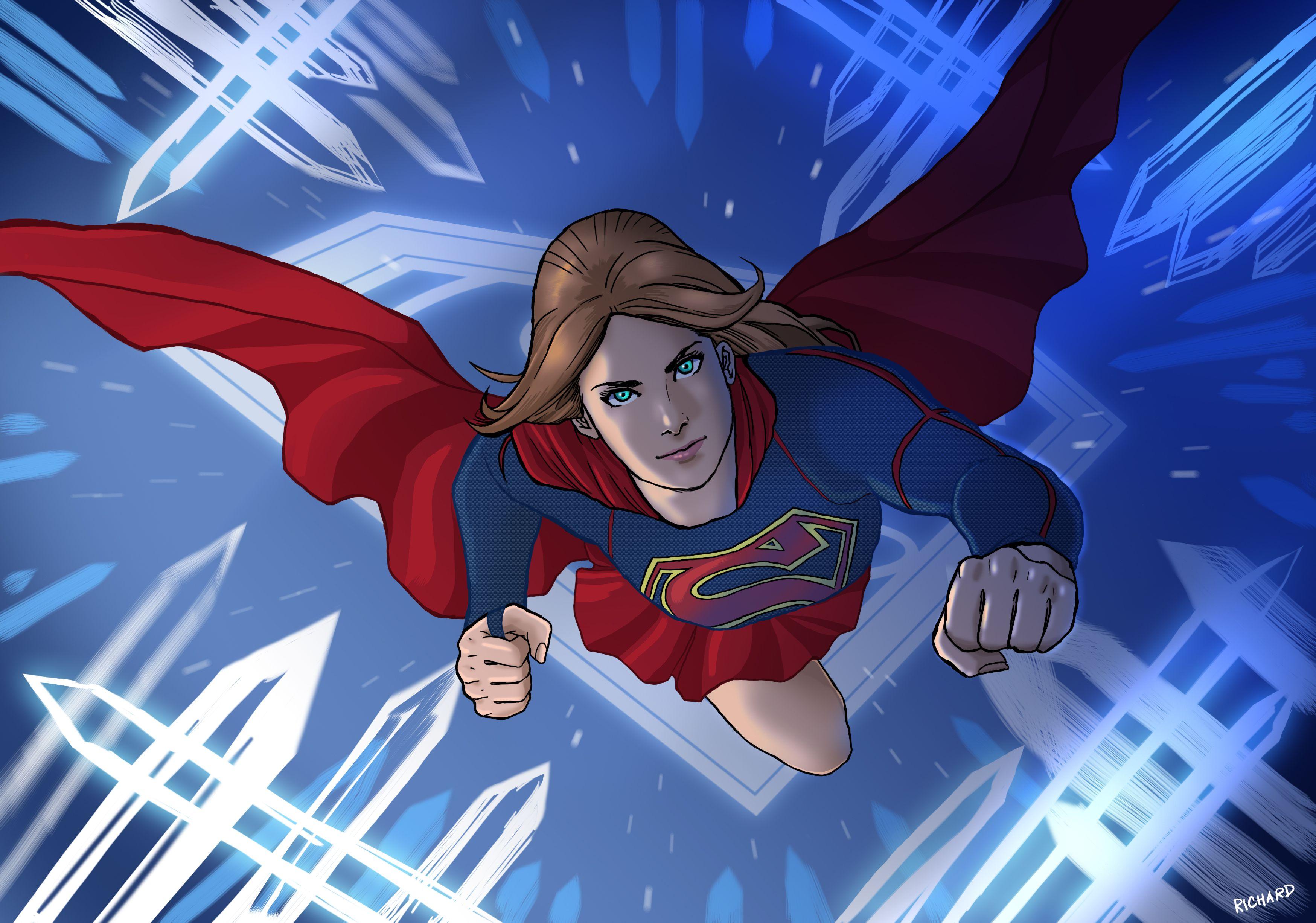 3496x2452 3496x2452 DC Comics, Supergirl wallpaper