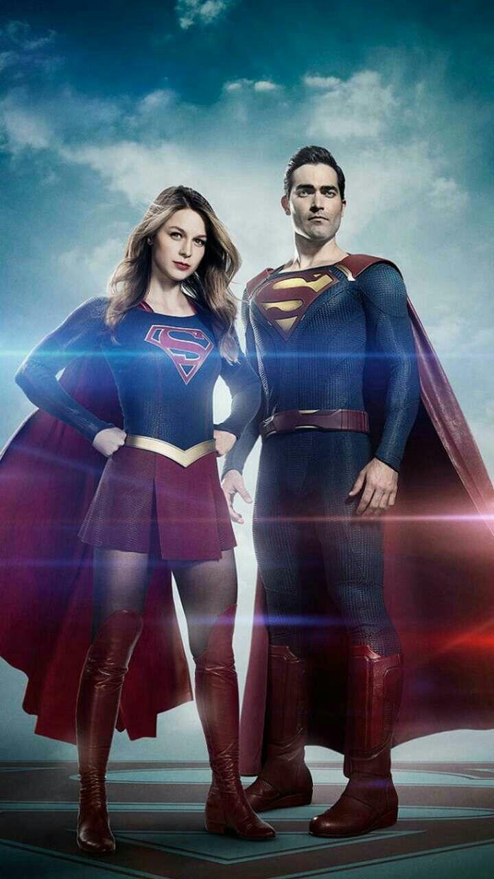 720x1280 Supergirl And Superman Wallpaper