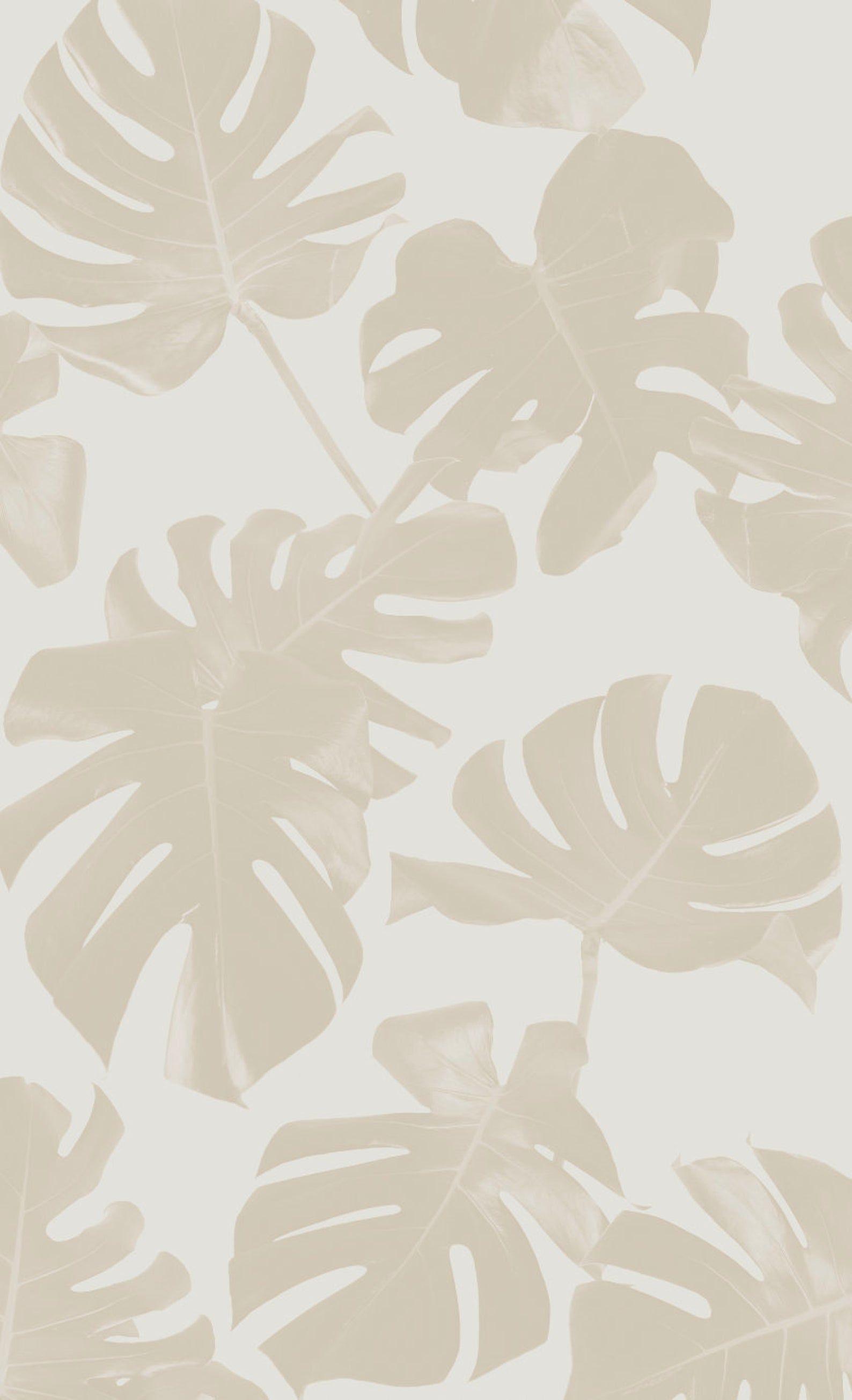 1588x2609 Basic Monstera Leaf REMOVABLE Fabric Wallpaper & Stick!