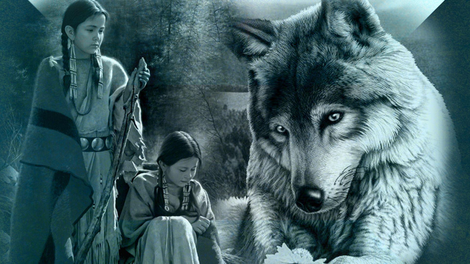 1920x1080 Indian Wolf Girl .